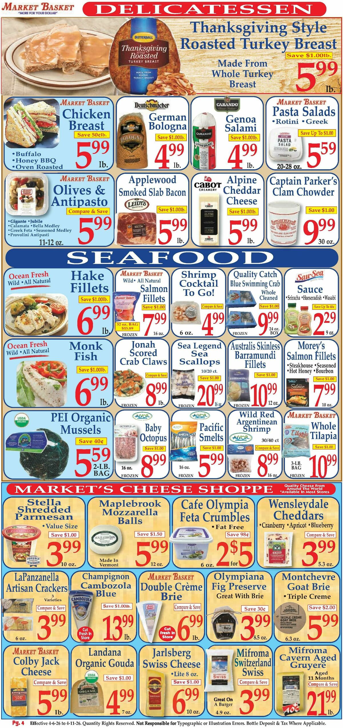 Market Basket Weekly Ad from April 6