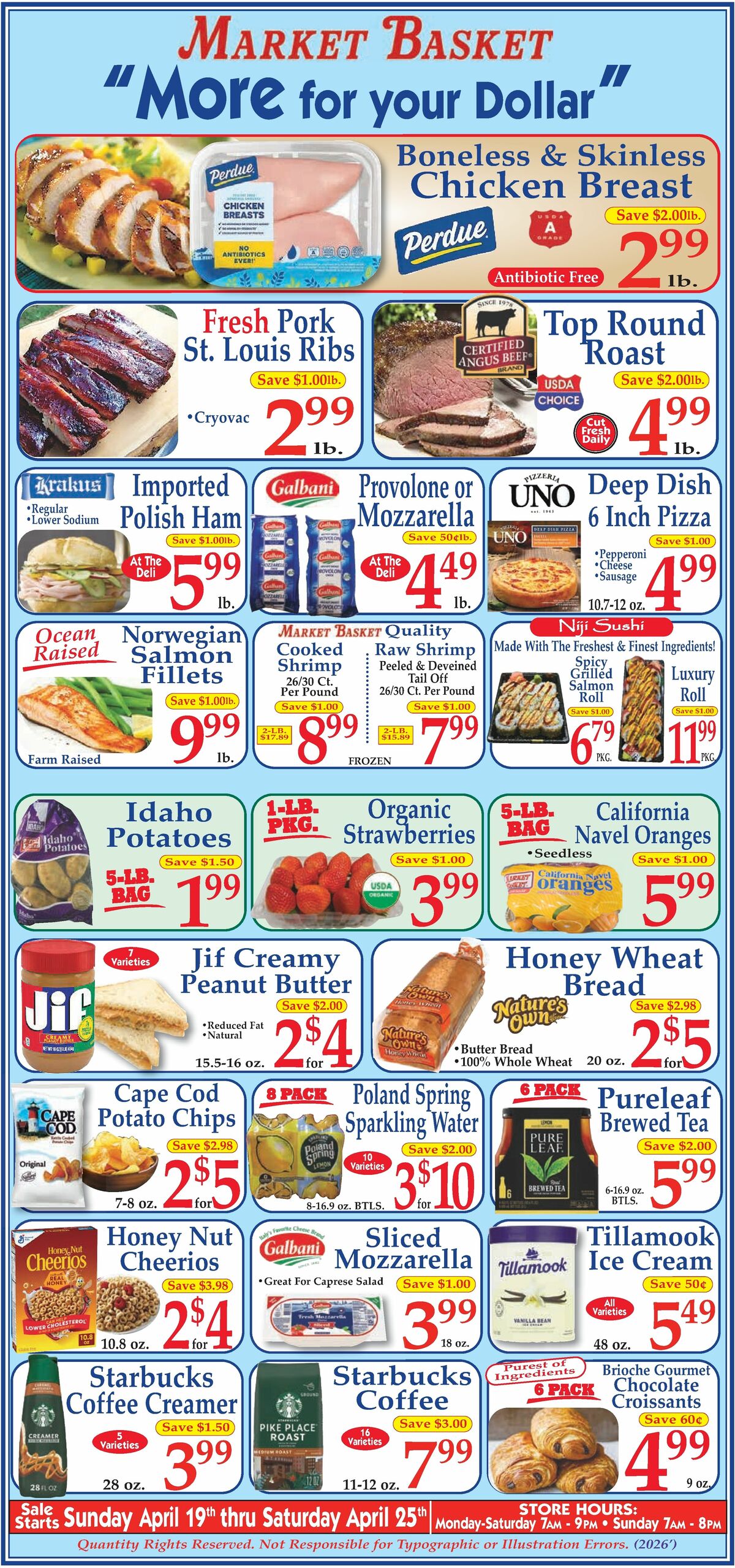 Market Basket Weekly Ad from April 19