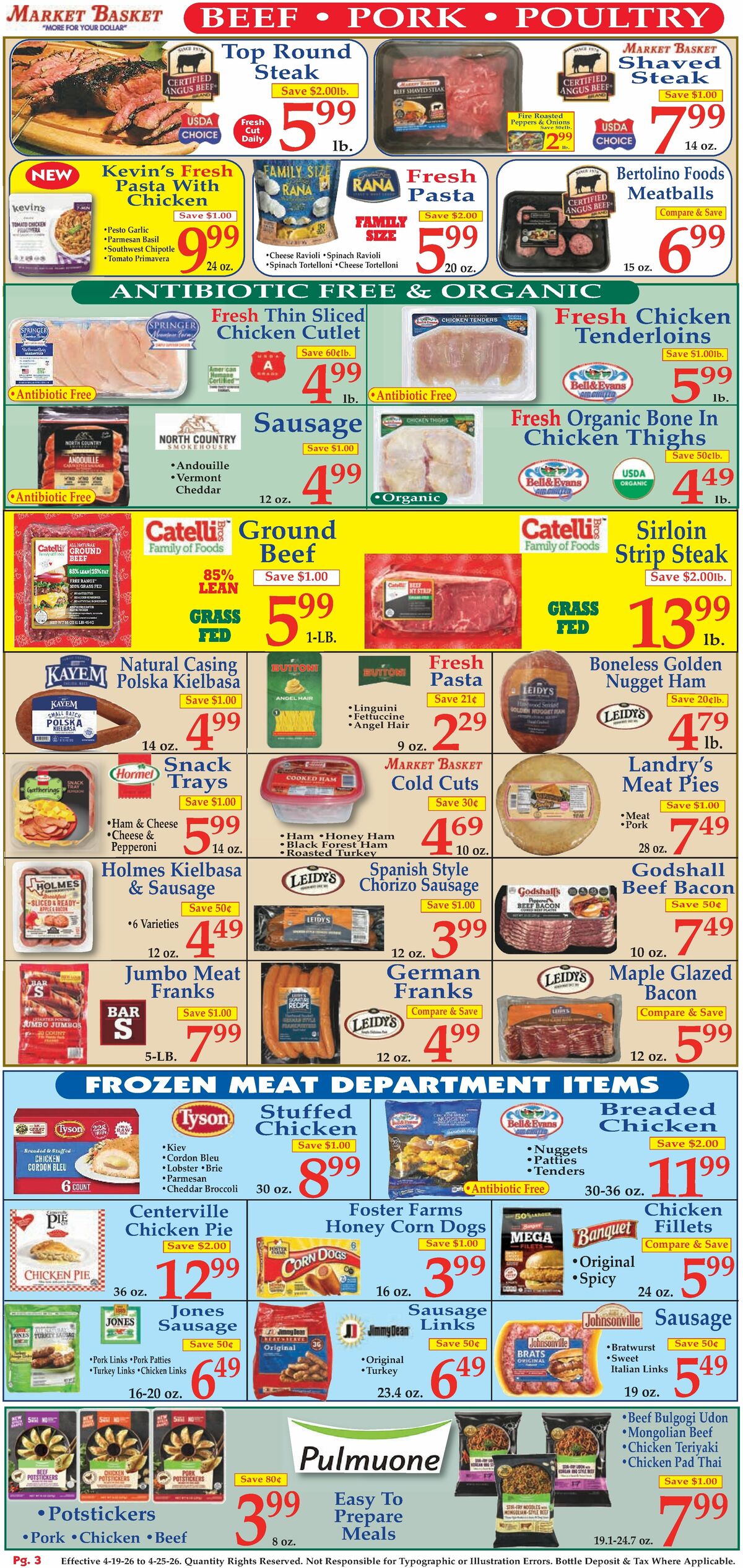Market Basket Weekly Ad from April 19