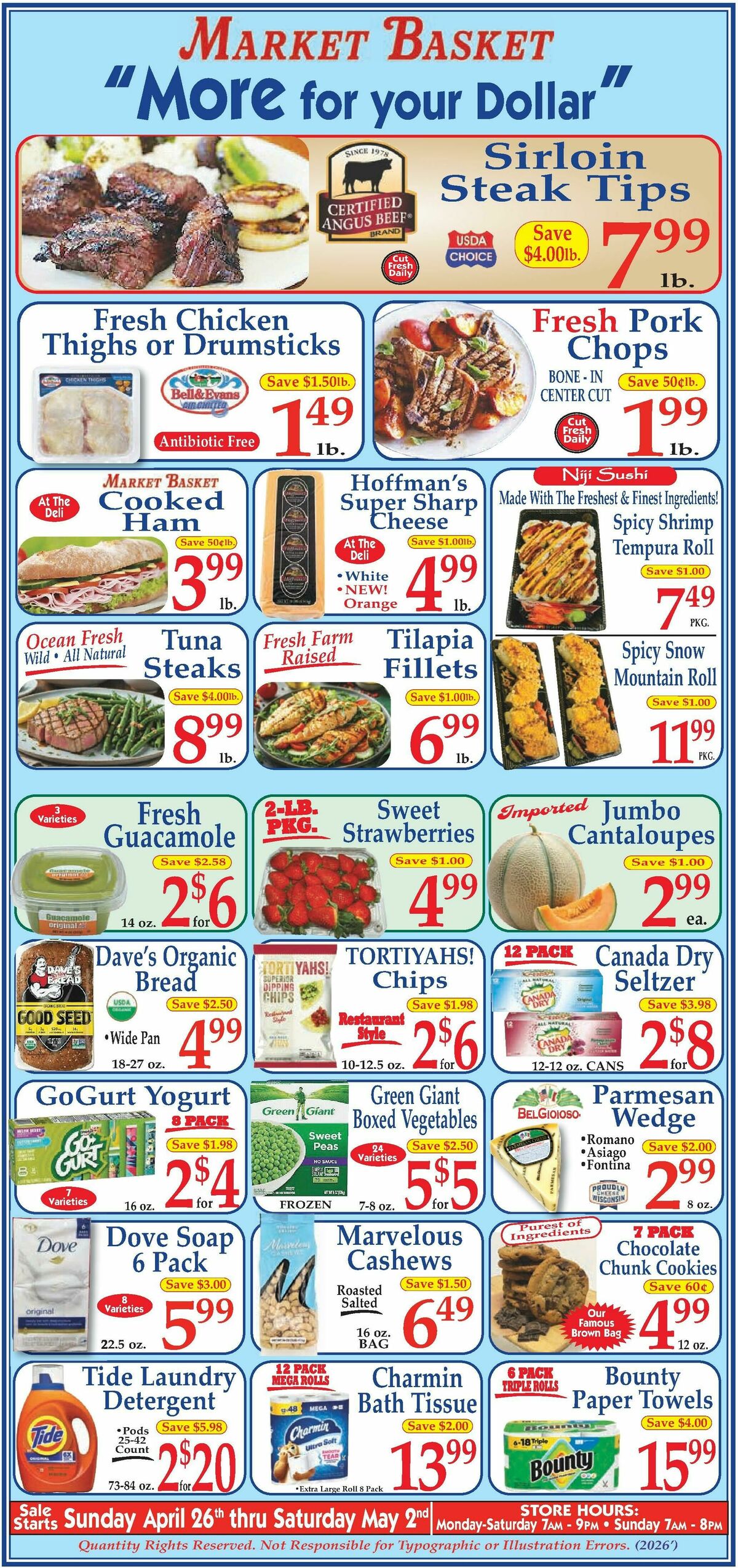 Market Basket Weekly Ad from April 26