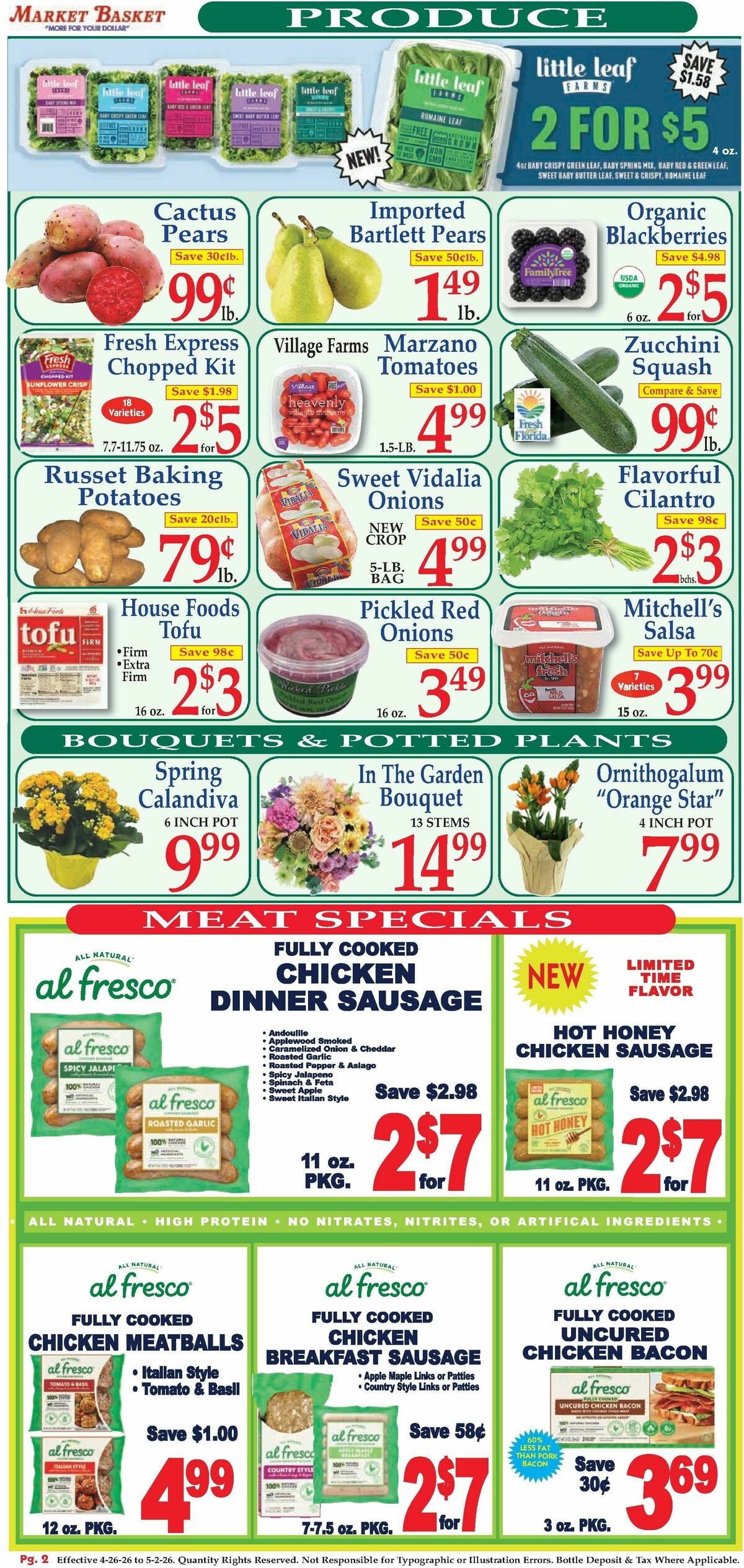 Market Basket Weekly Ad from April 26