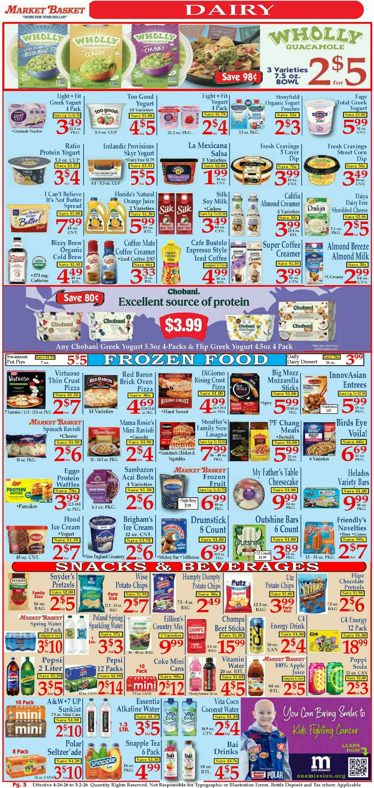 Market Basket Weekly Ad from April 26