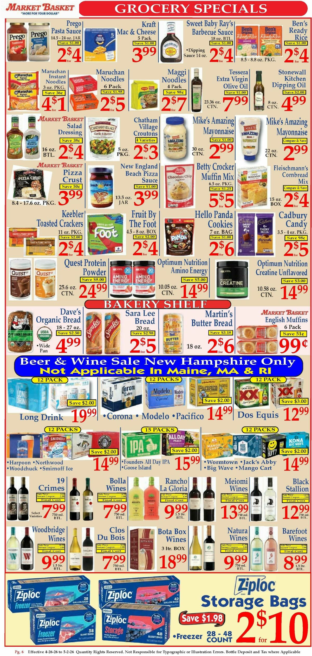 Market Basket Weekly Ad from April 26