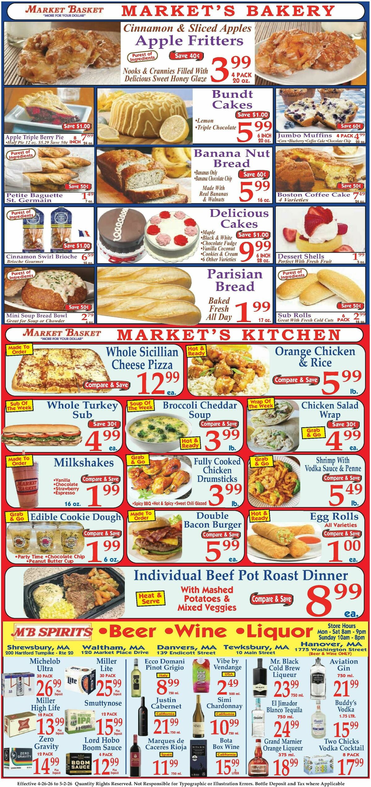 Market Basket Weekly Ad from April 26