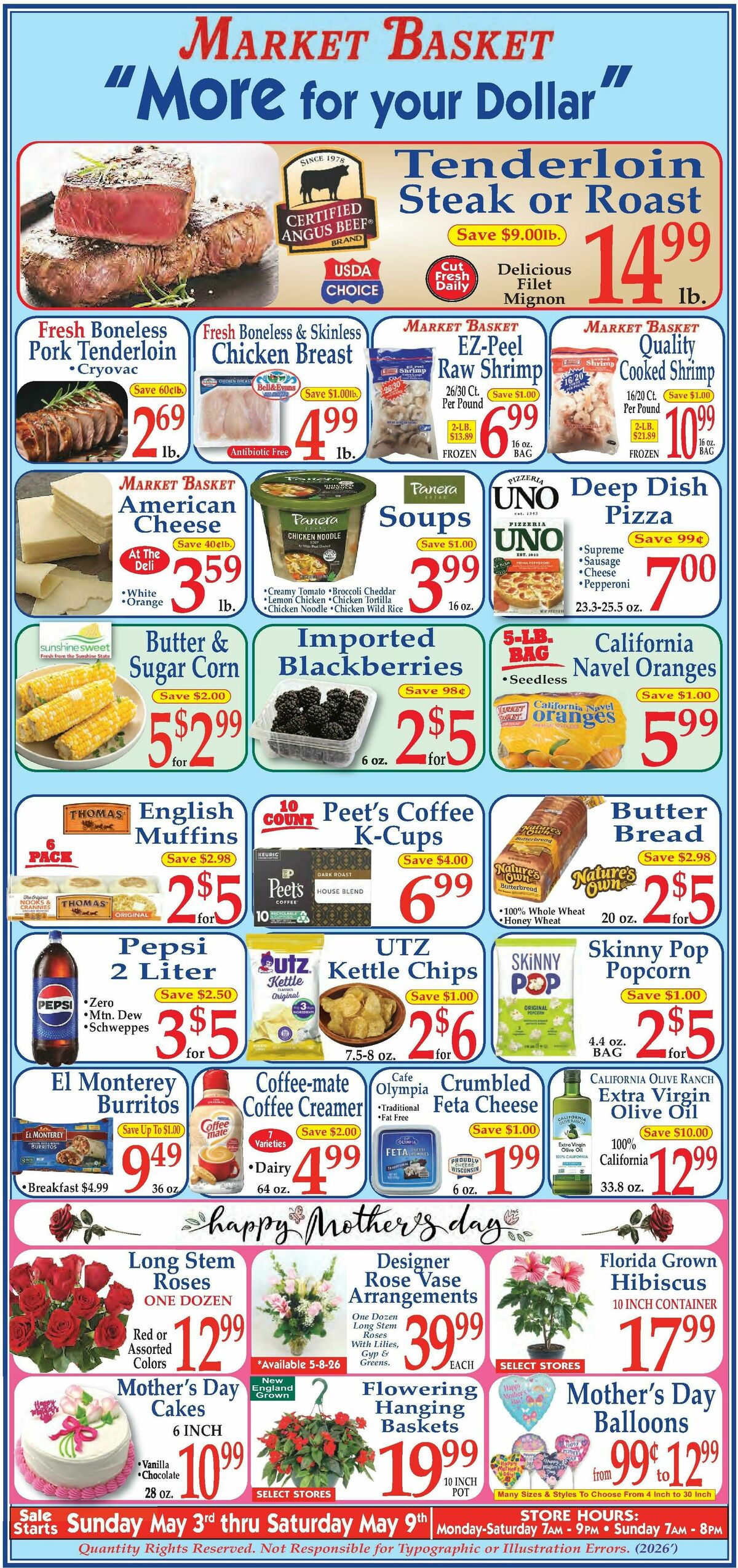 Market Basket Weekly Ad from May 3