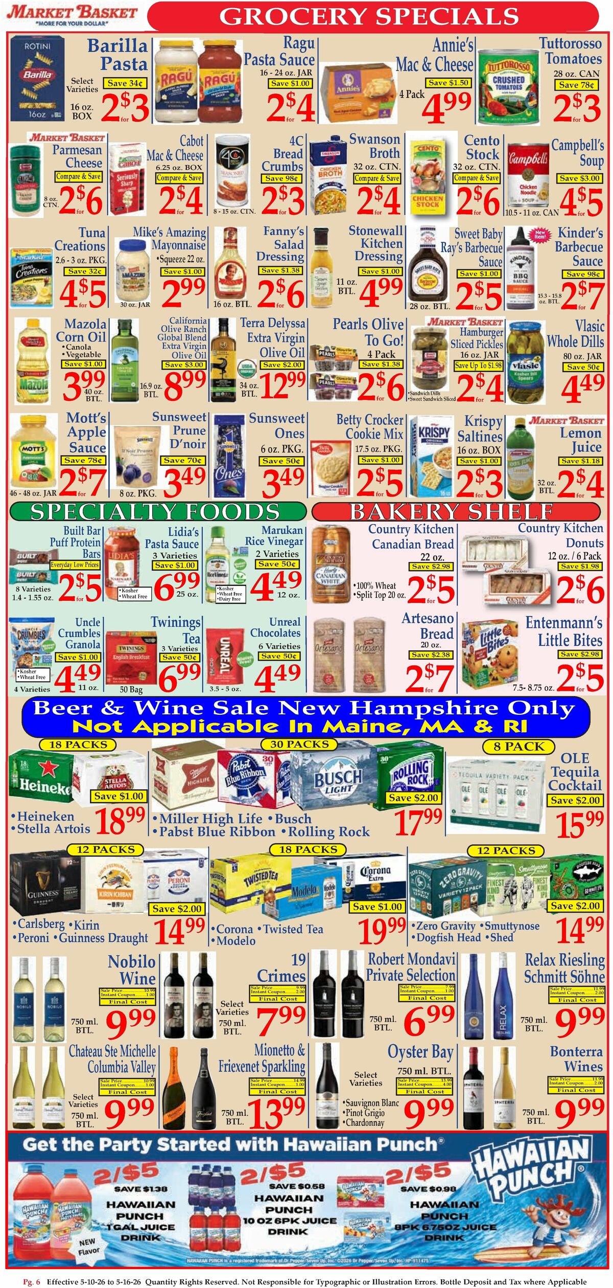 Market Basket Weekly Ad from May 10