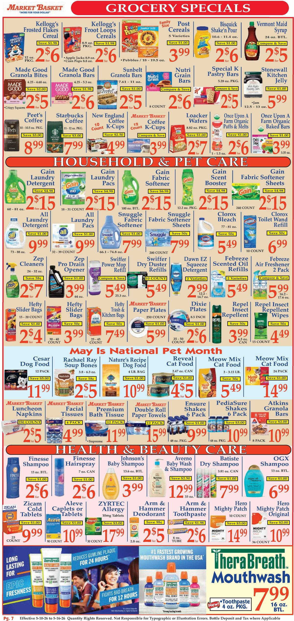 Market Basket Weekly Ad from May 10