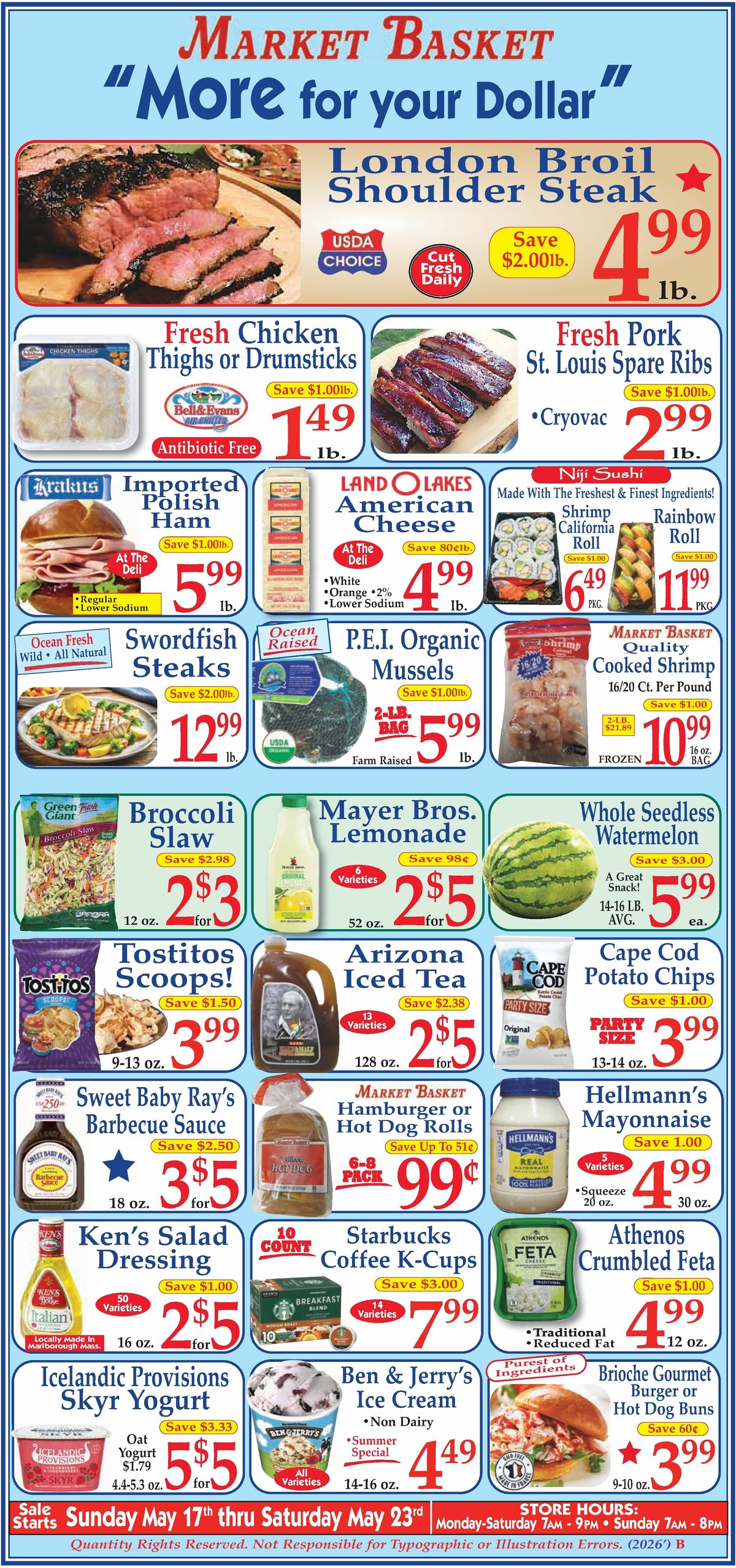 Market Basket Weekly Ad from May 17