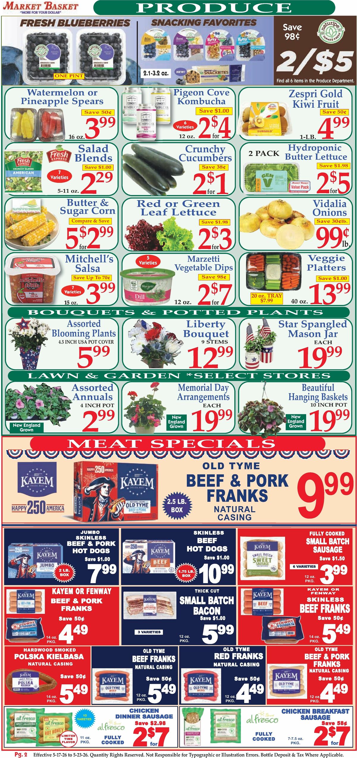 Market Basket Weekly Ad from May 17