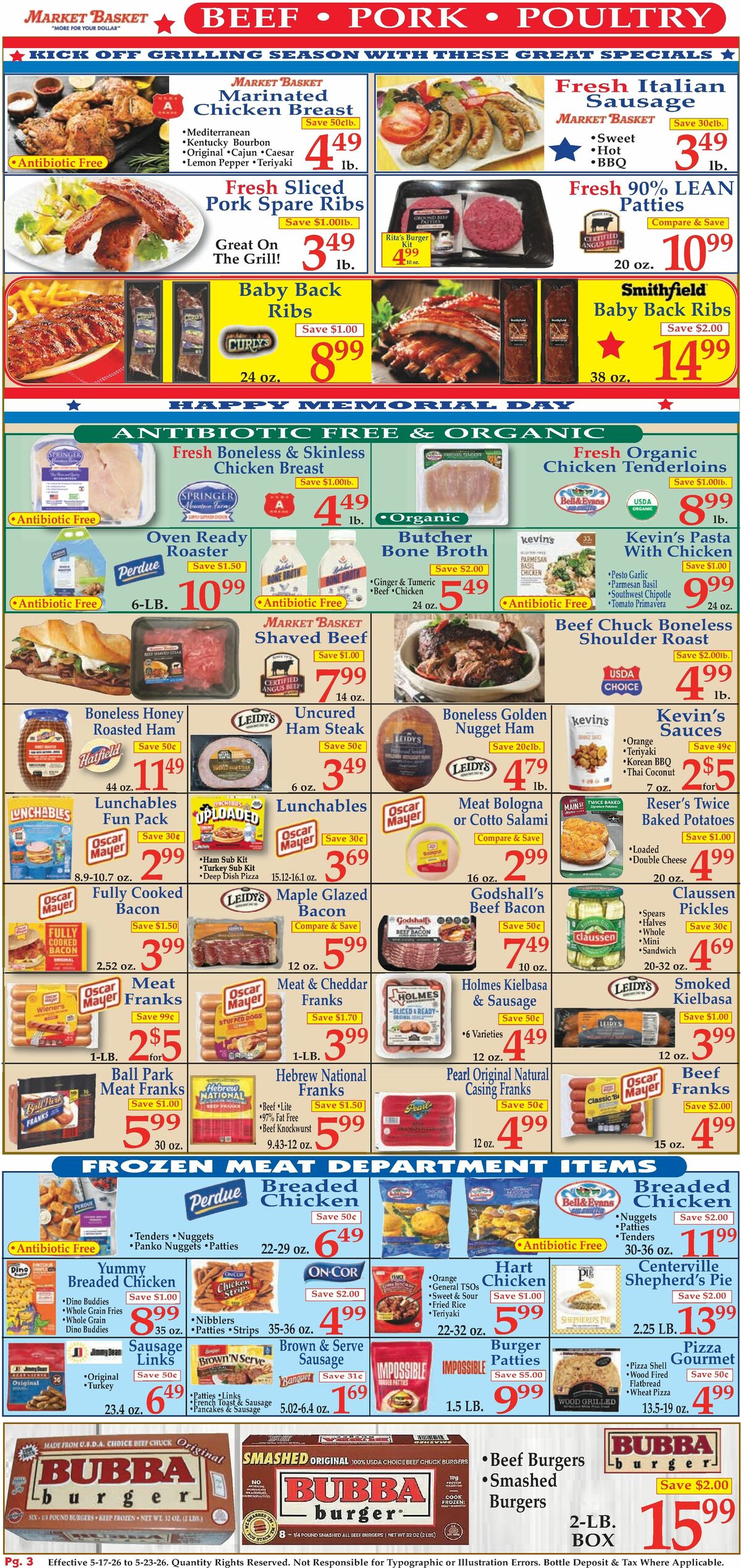 Market Basket Weekly Ad from May 17