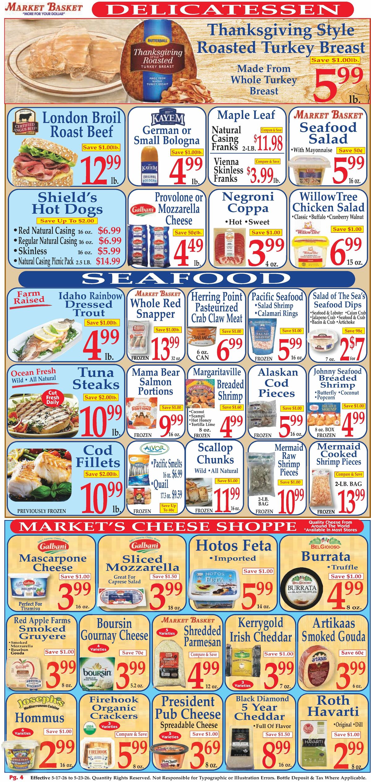 Market Basket Weekly Ad from May 17