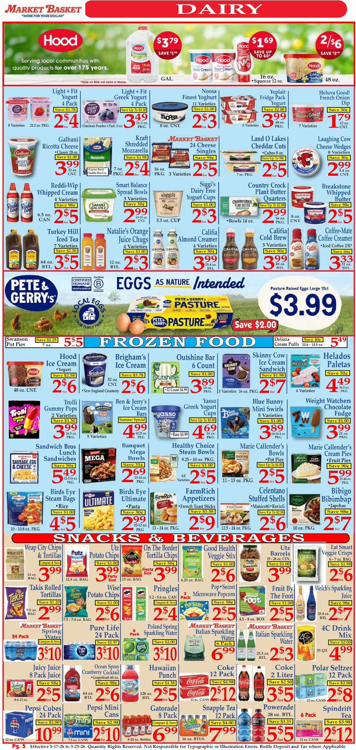 Market Basket Weekly Ad from May 17