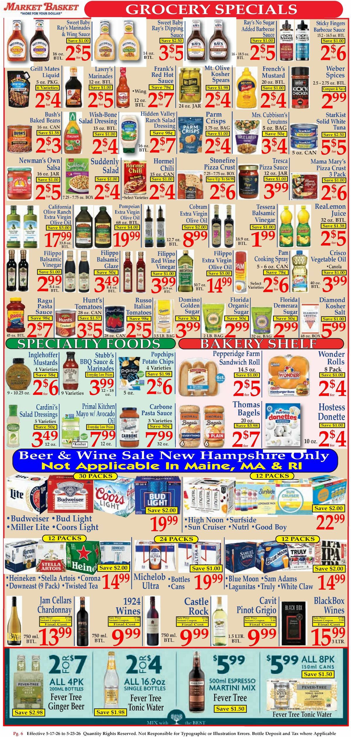 Market Basket Weekly Ad from May 17