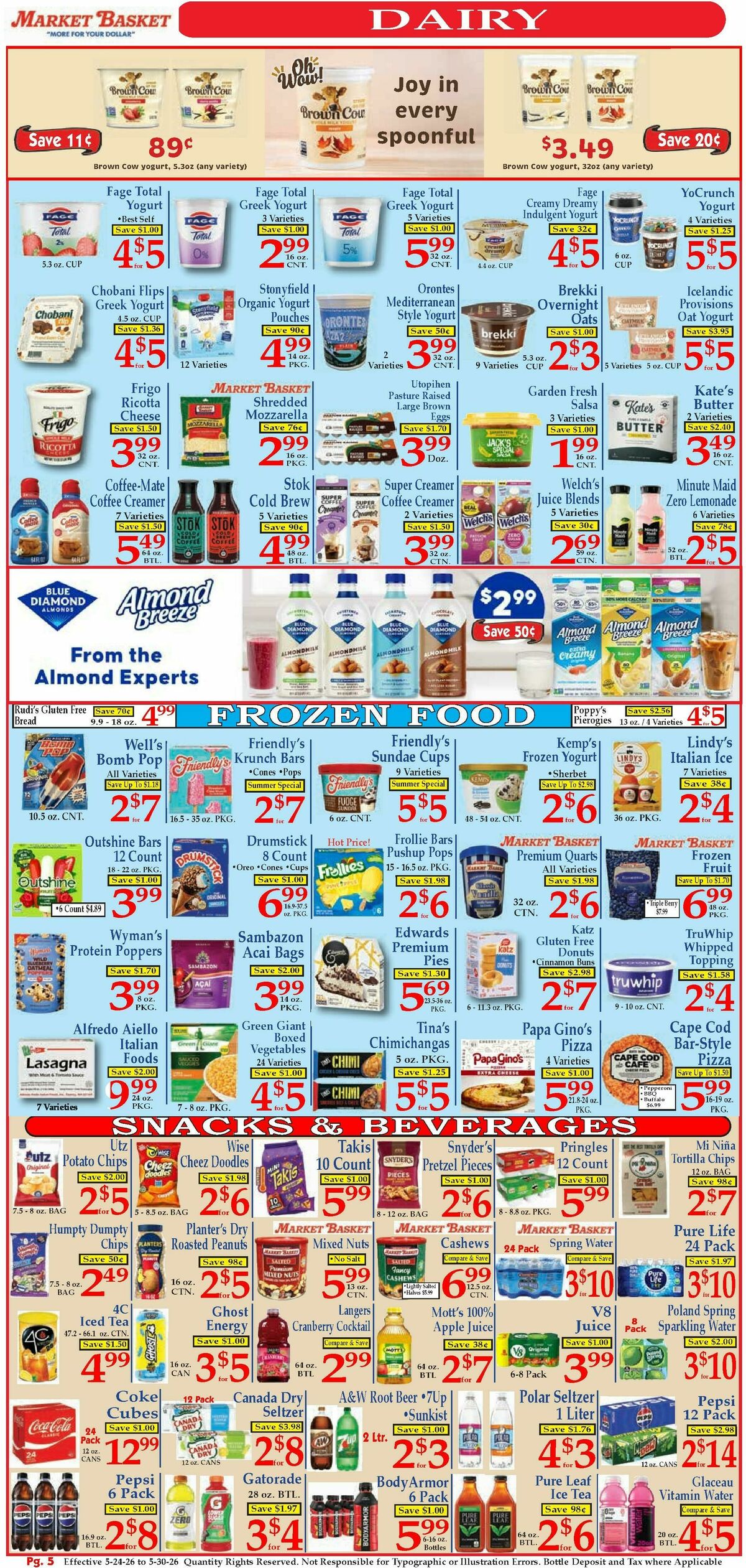 Market Basket Weekly Ad from May 24
