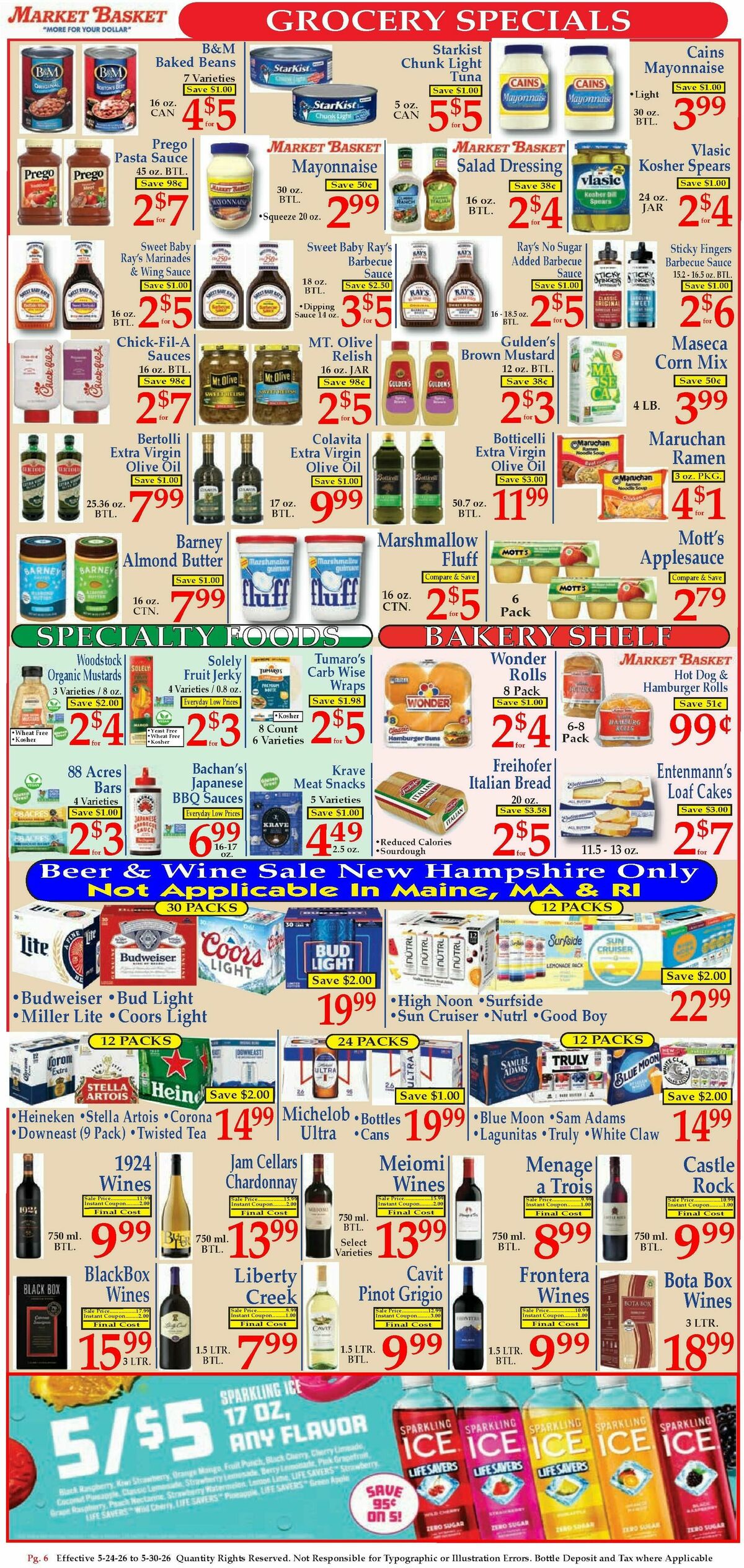 Market Basket Weekly Ad from May 24