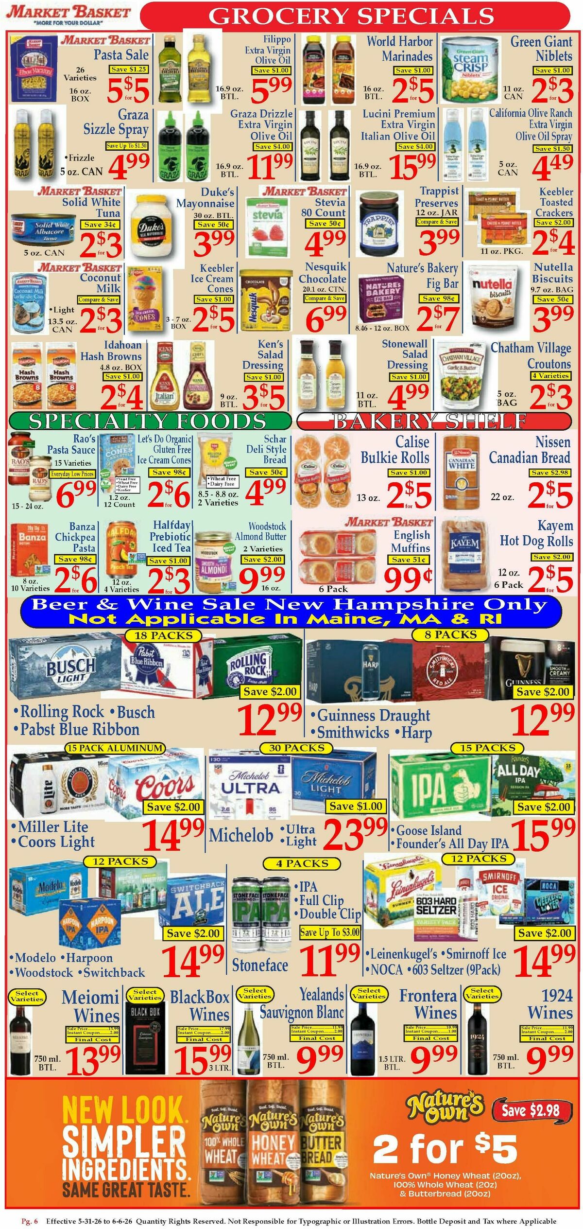 Market Basket Weekly Ad from May 31