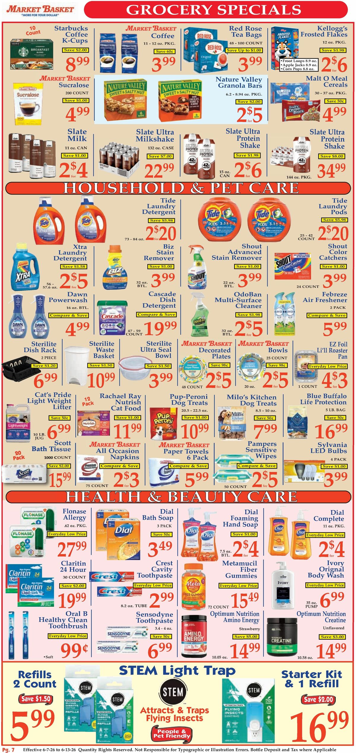 Market Basket Weekly Ad from June 7