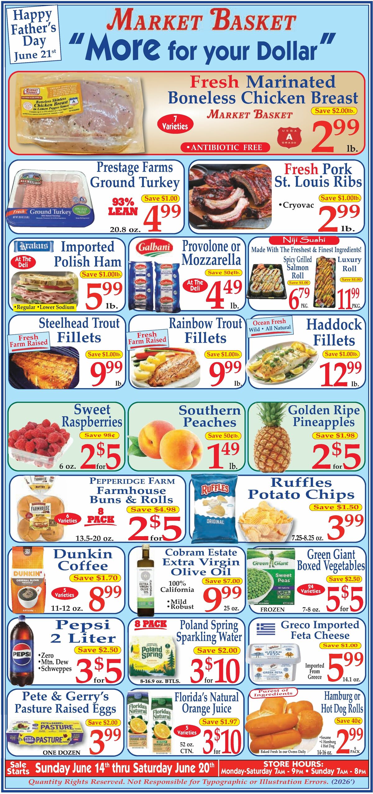 Market Basket Weekly Ad from June 14