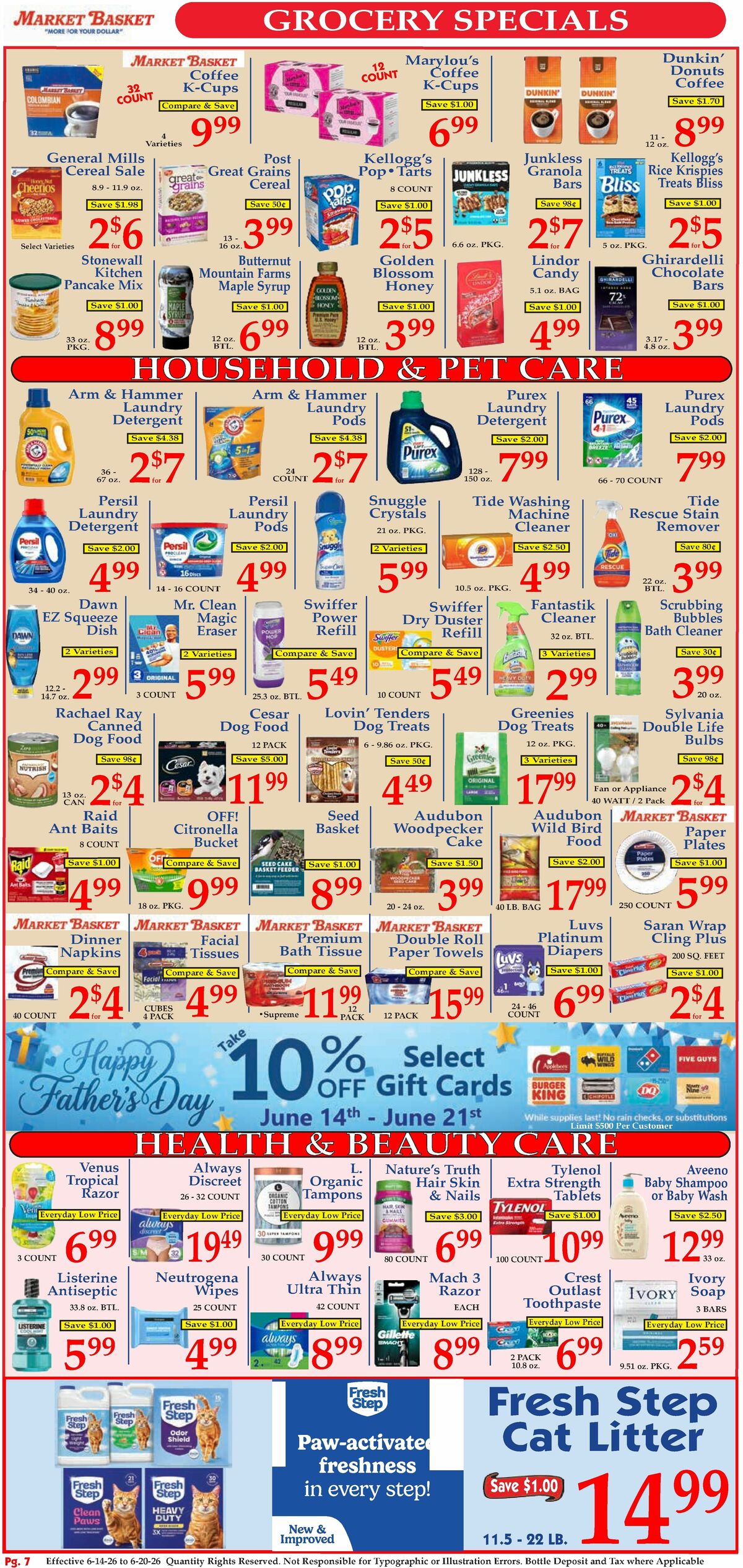 Market Basket Weekly Ad from June 14