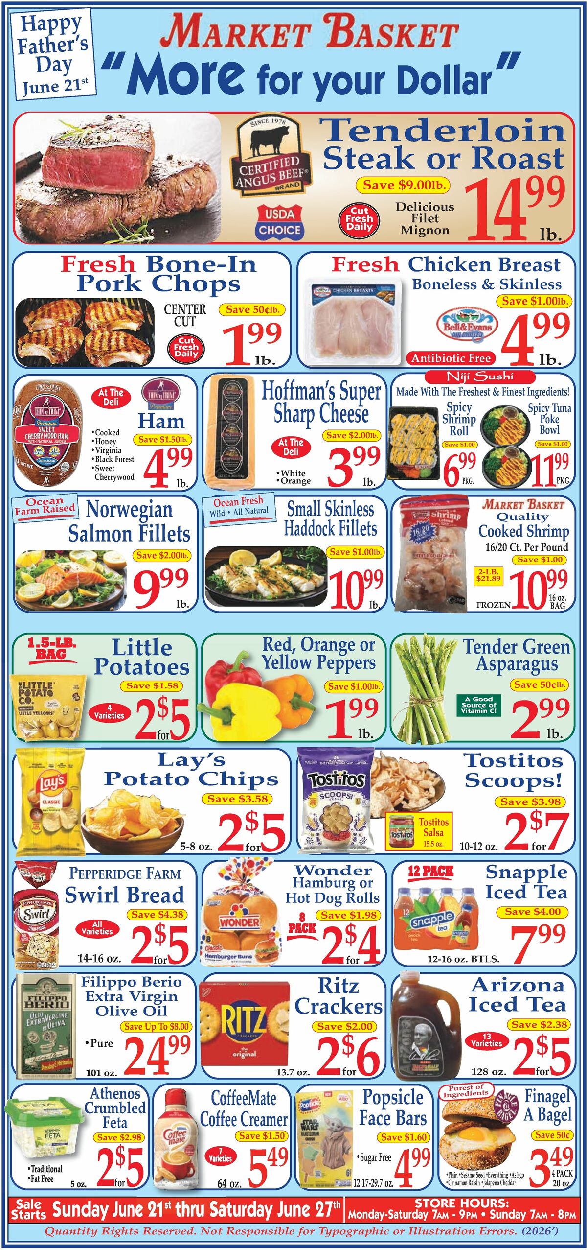 Market Basket Weekly Ad from June 21