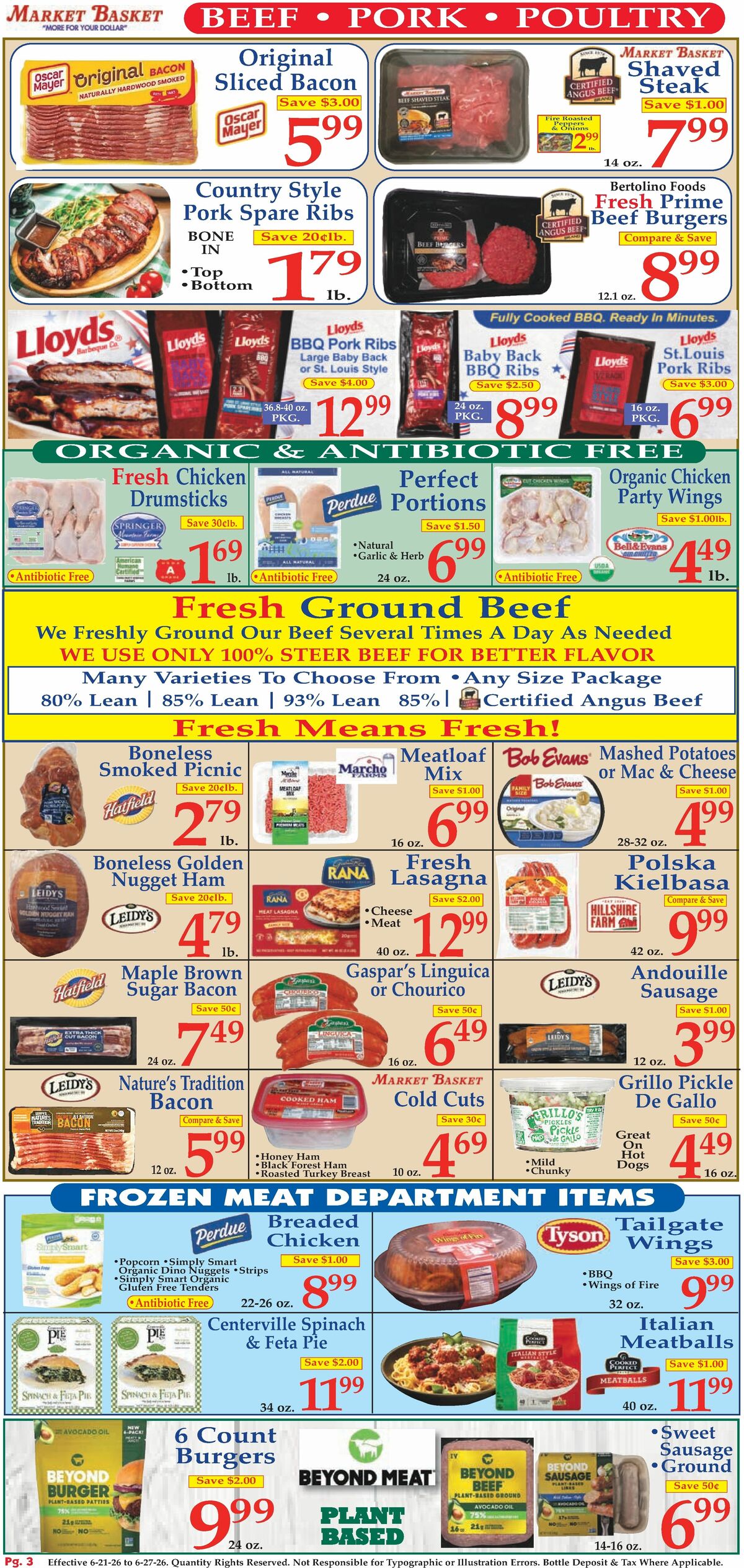 Market Basket Weekly Ad from June 21