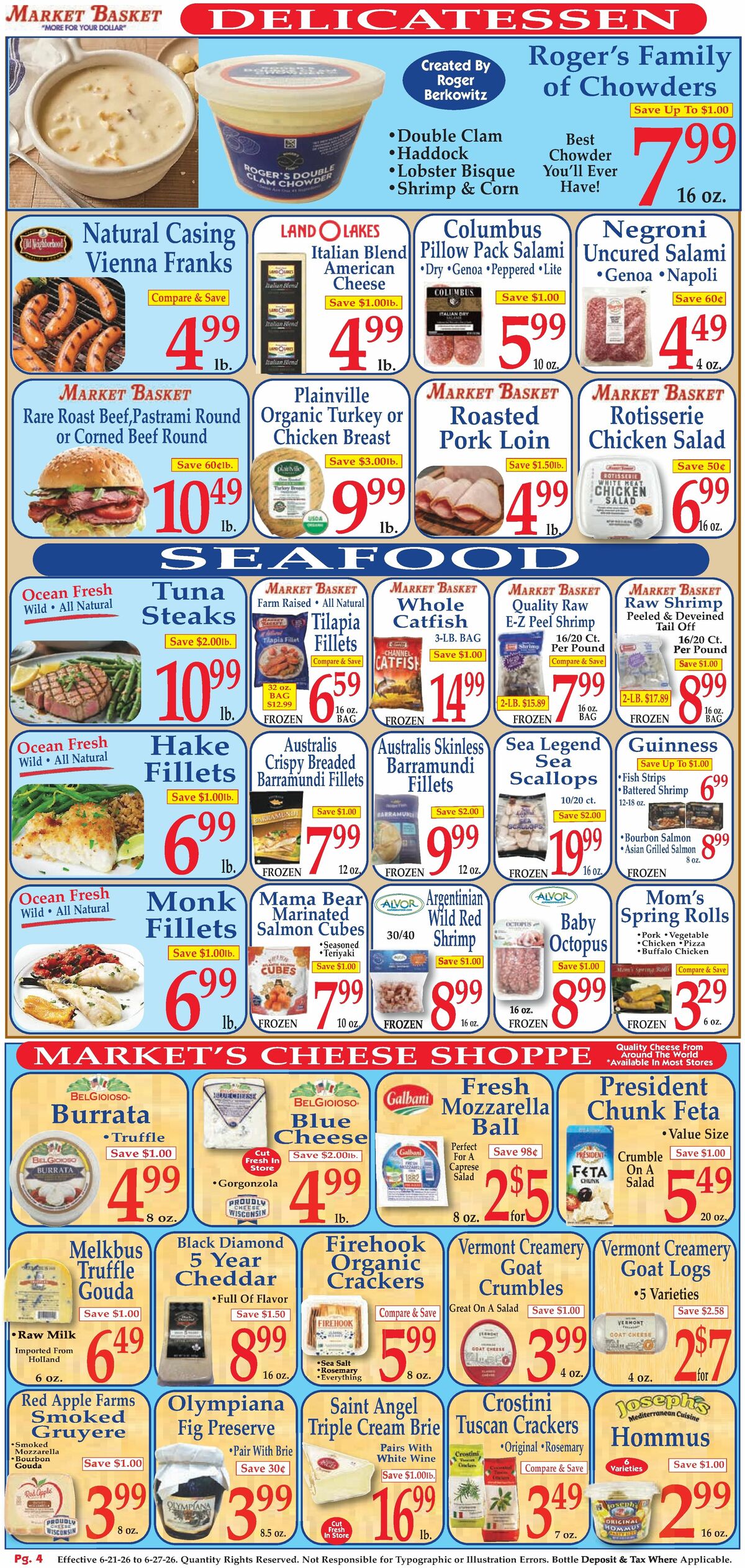 Market Basket Weekly Ad from June 21
