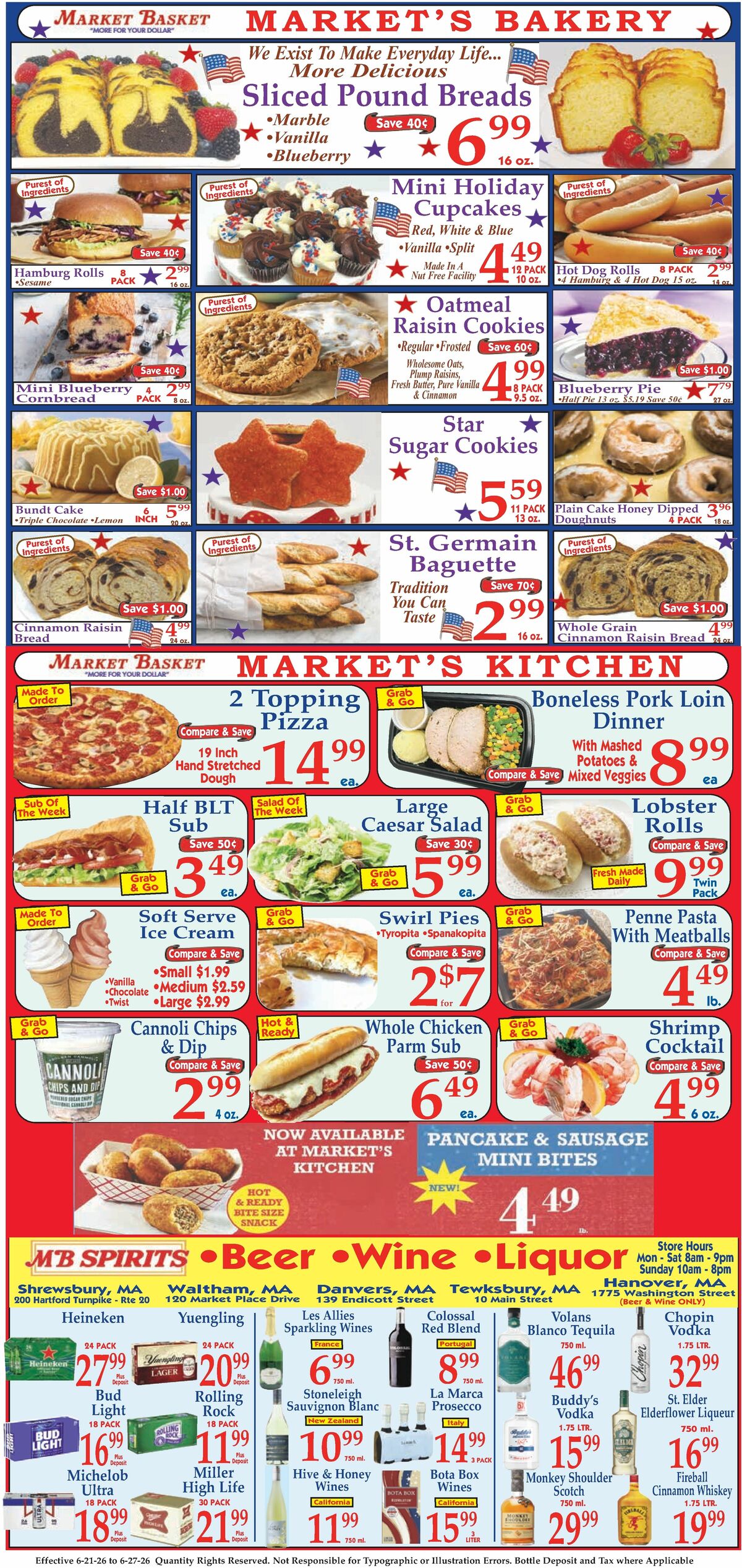 Market Basket Weekly Ad from June 21