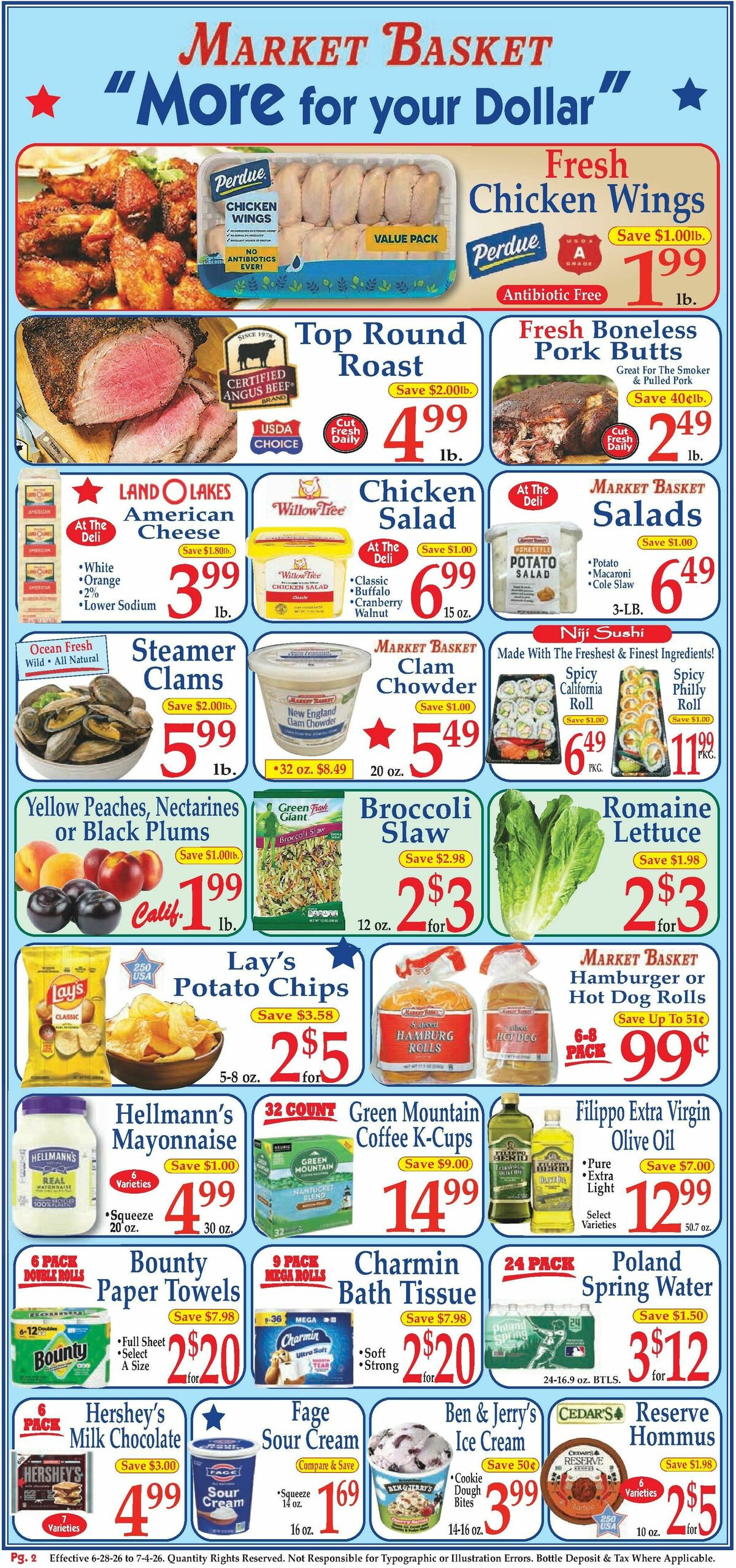 Market Basket Weekly Ad from June 28