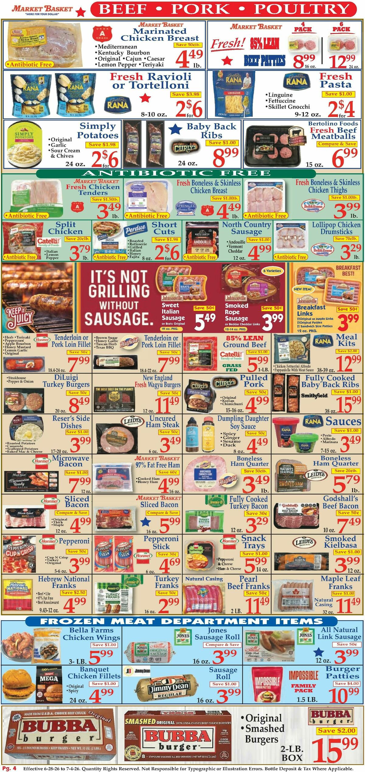Market Basket Weekly Ad from June 28
