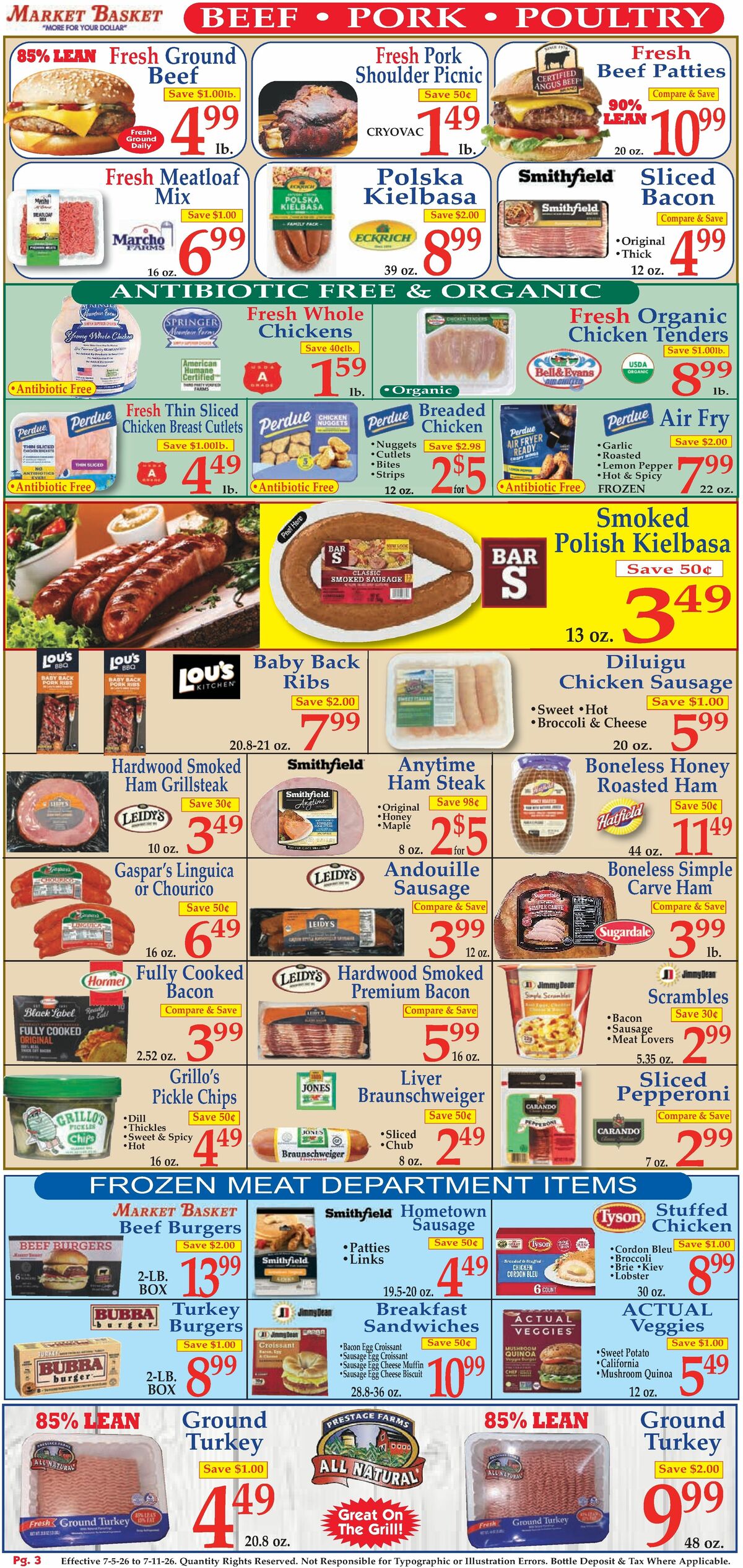 Market Basket Weekly Ad from July 5