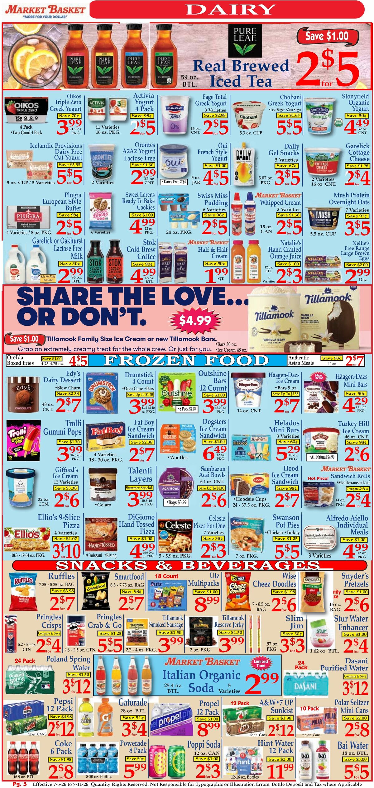 Market Basket Weekly Ad from July 5