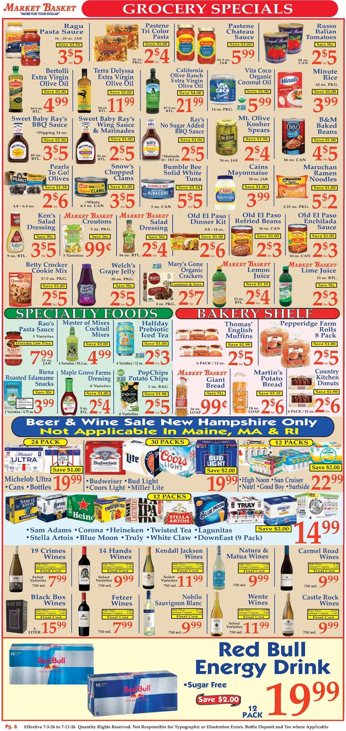 Market Basket Weekly Ad from July 5