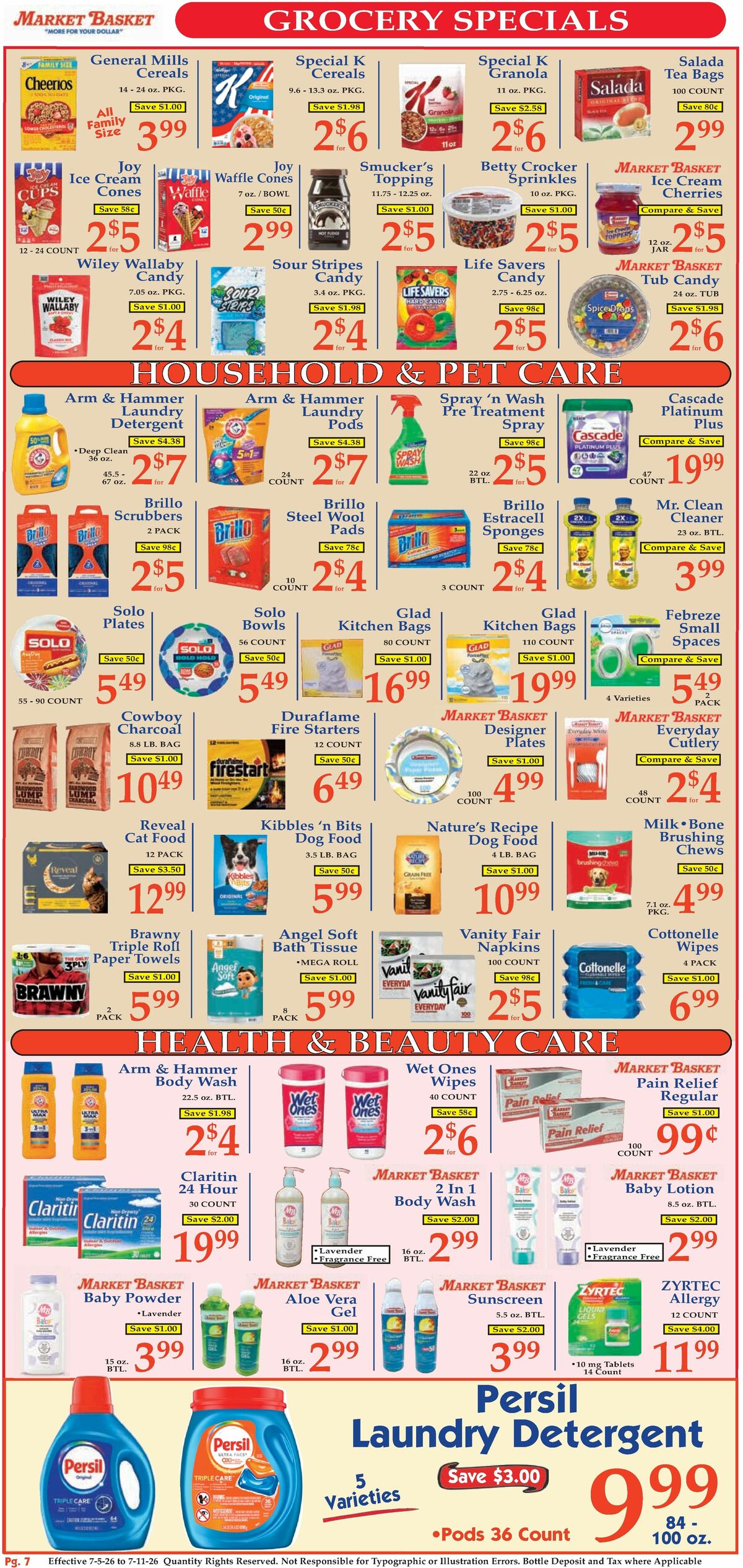 Market Basket Weekly Ad from July 5