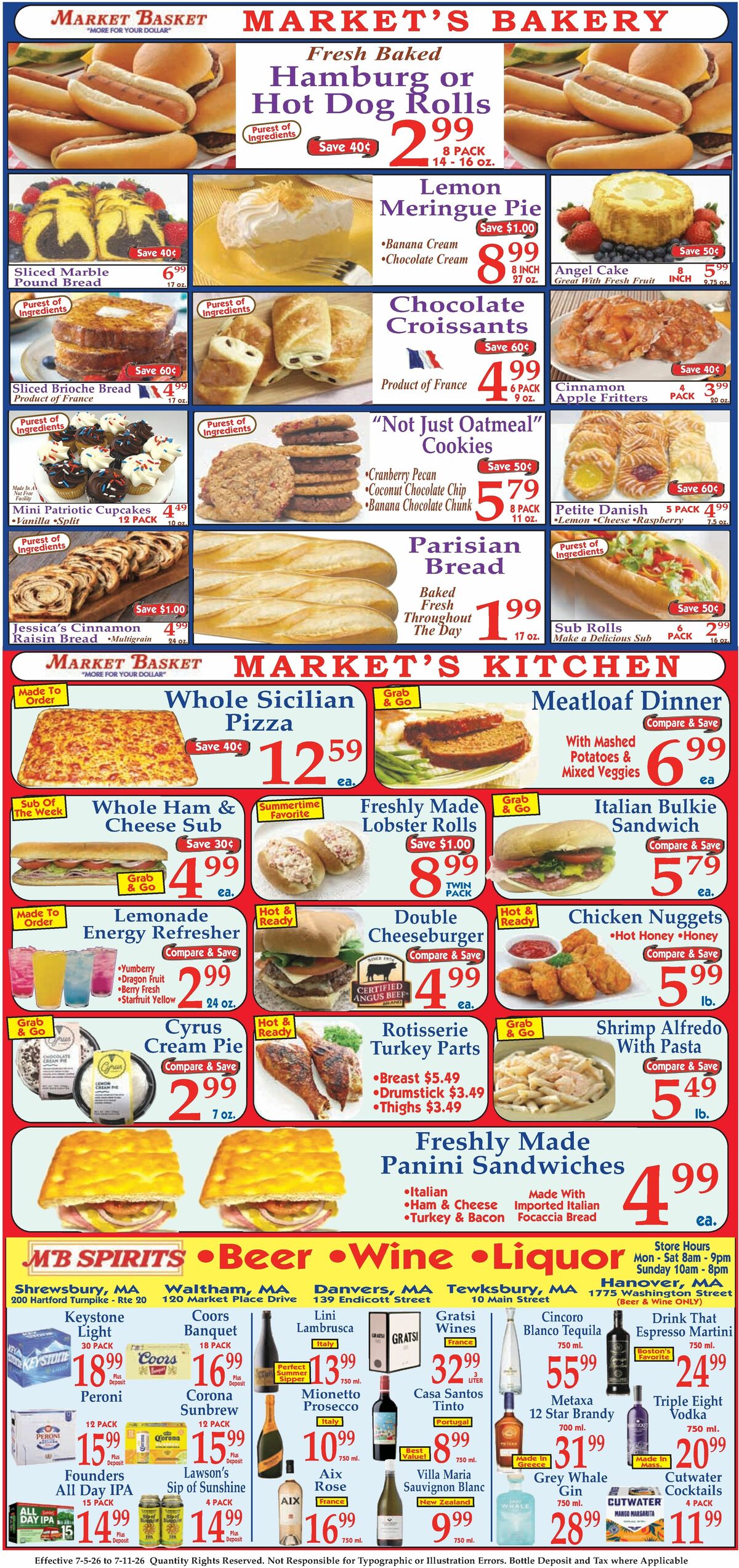 Market Basket Weekly Ad from July 5