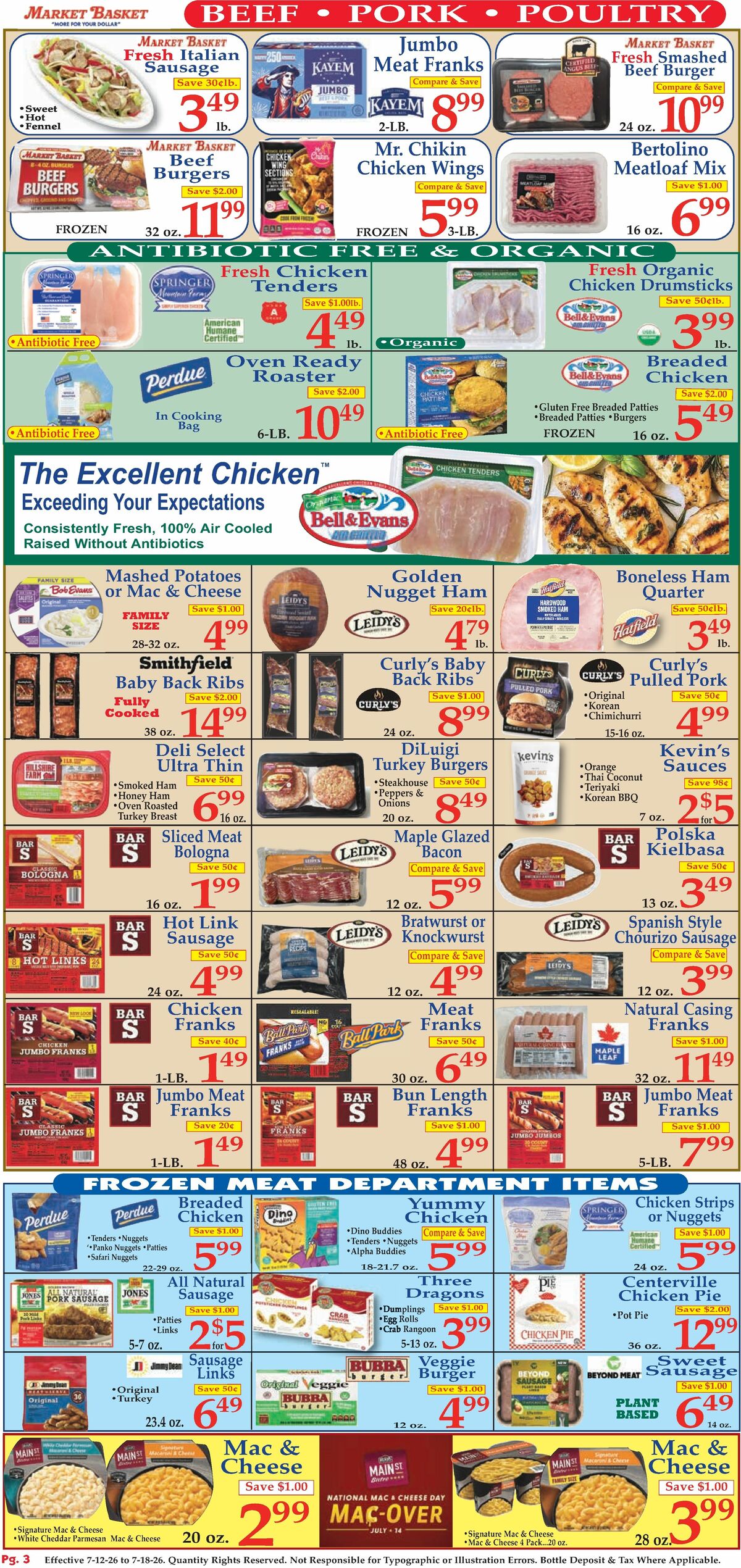 Market Basket Weekly Ad from July 12