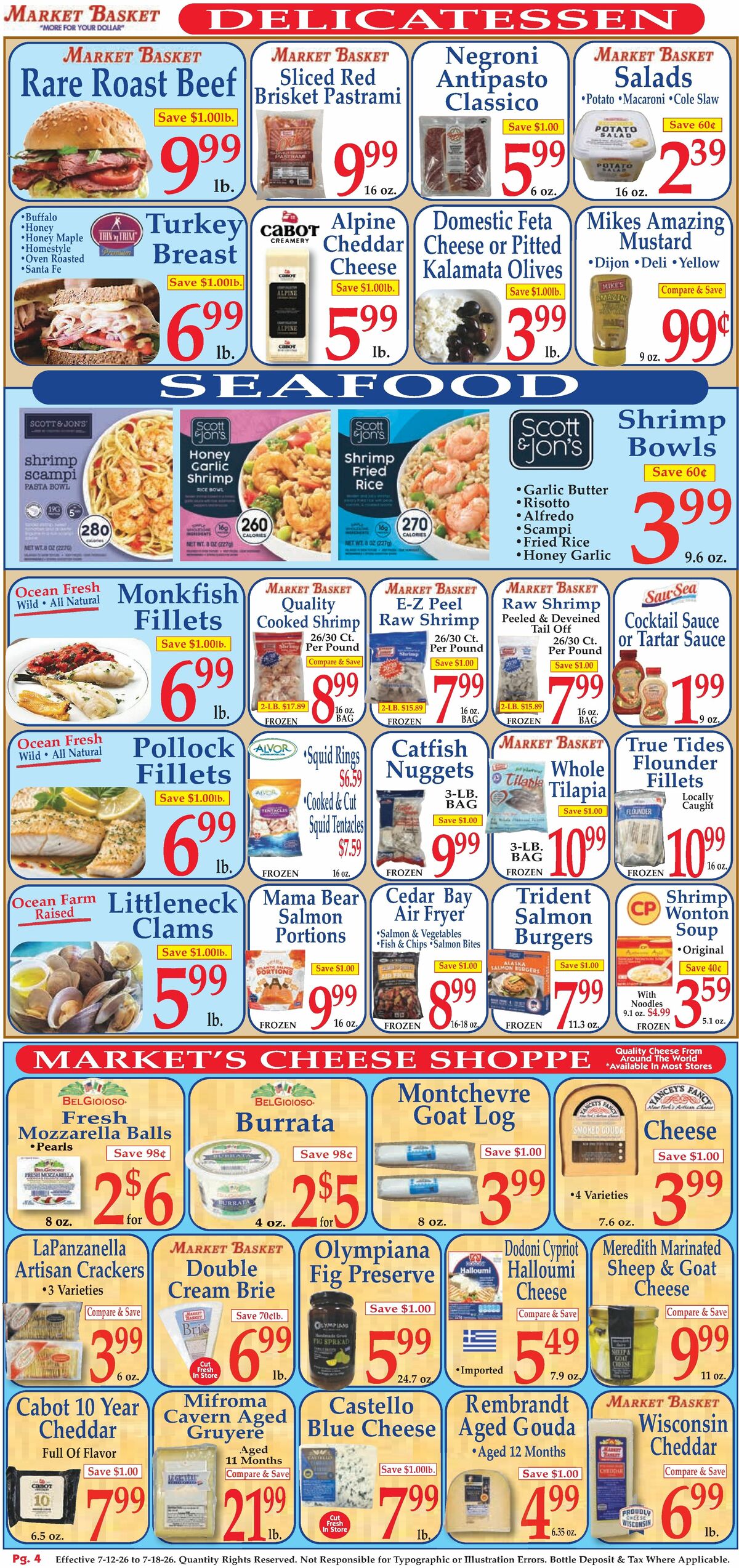 Market Basket Weekly Ad from July 12