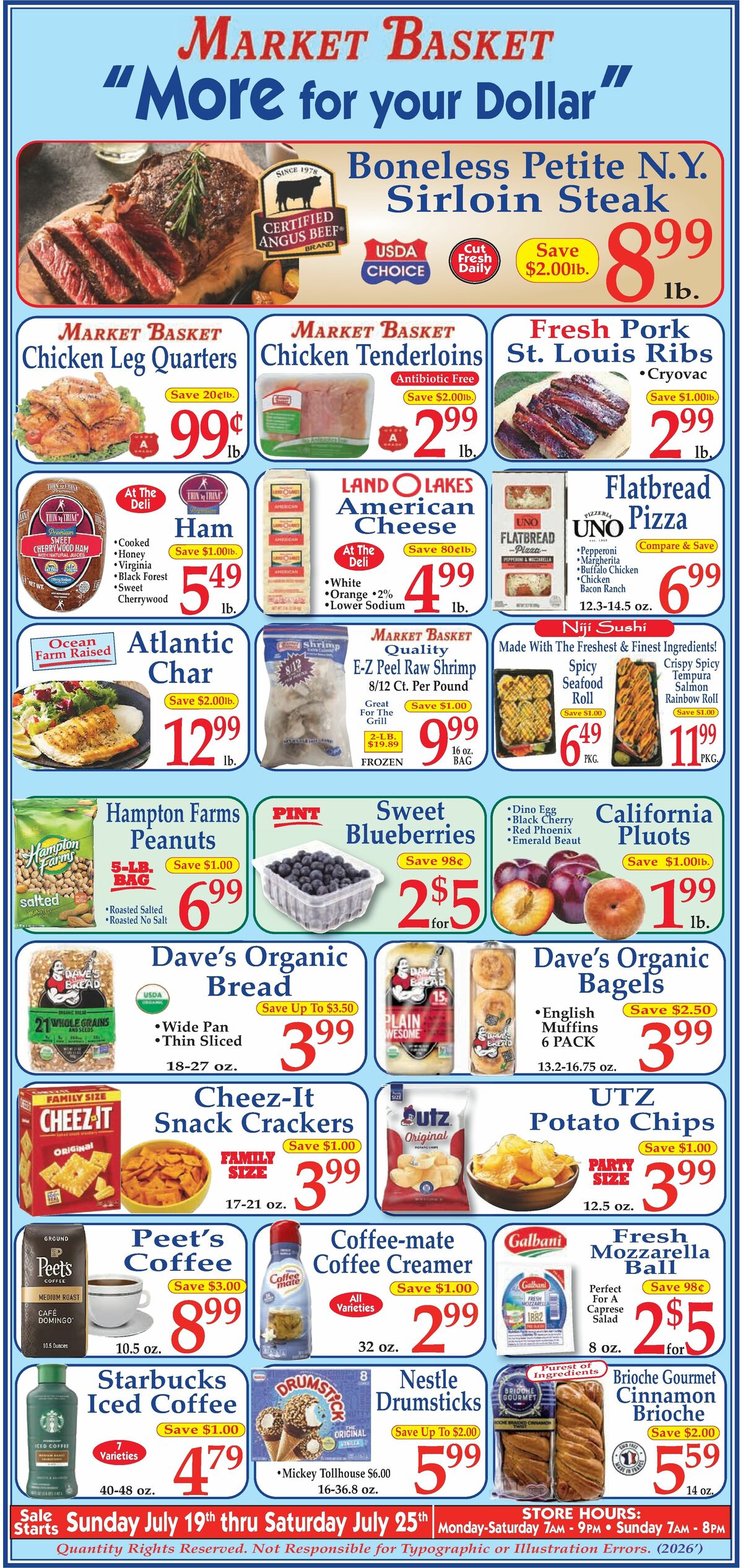 Market Basket Weekly Ad from July 19