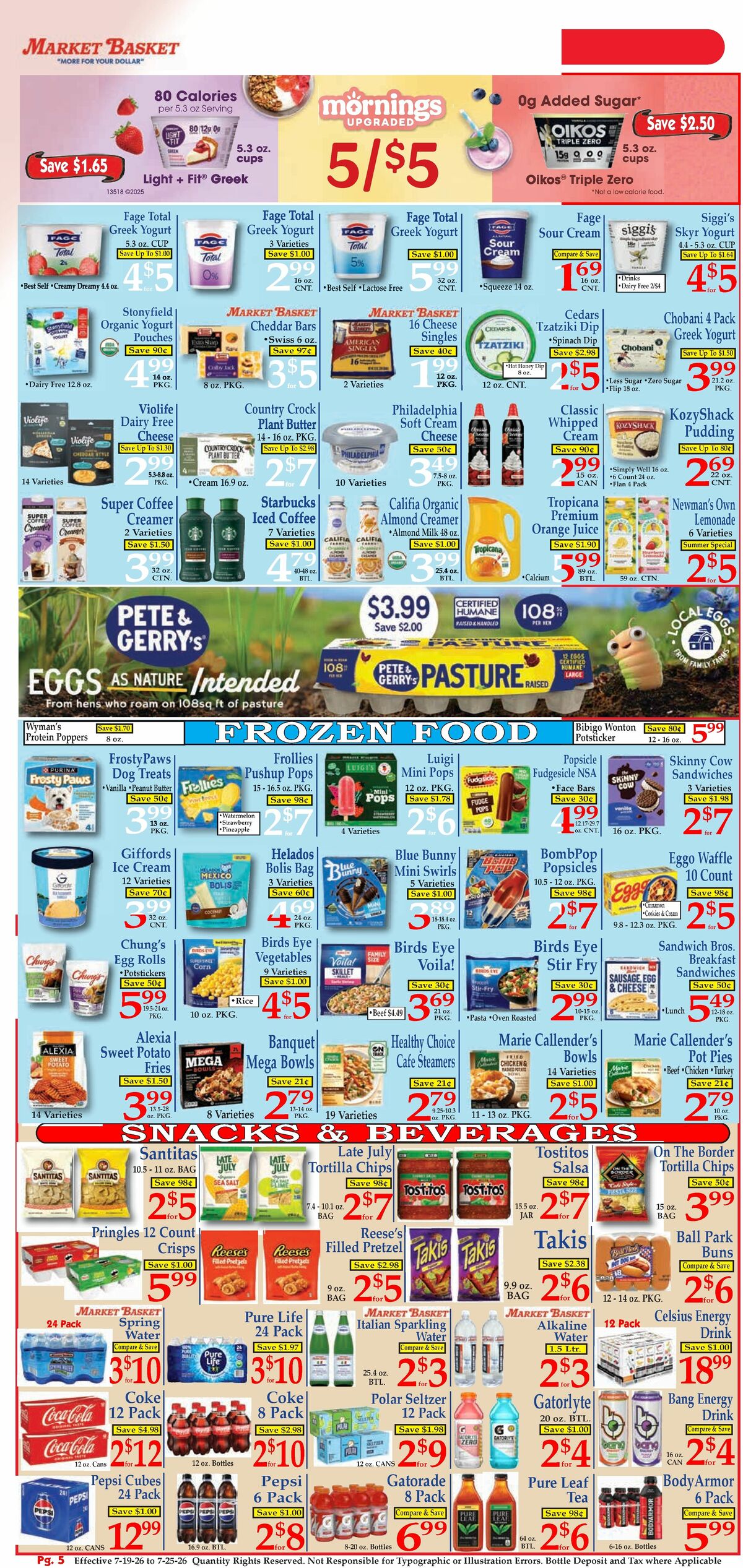 Market Basket Weekly Ad from July 19