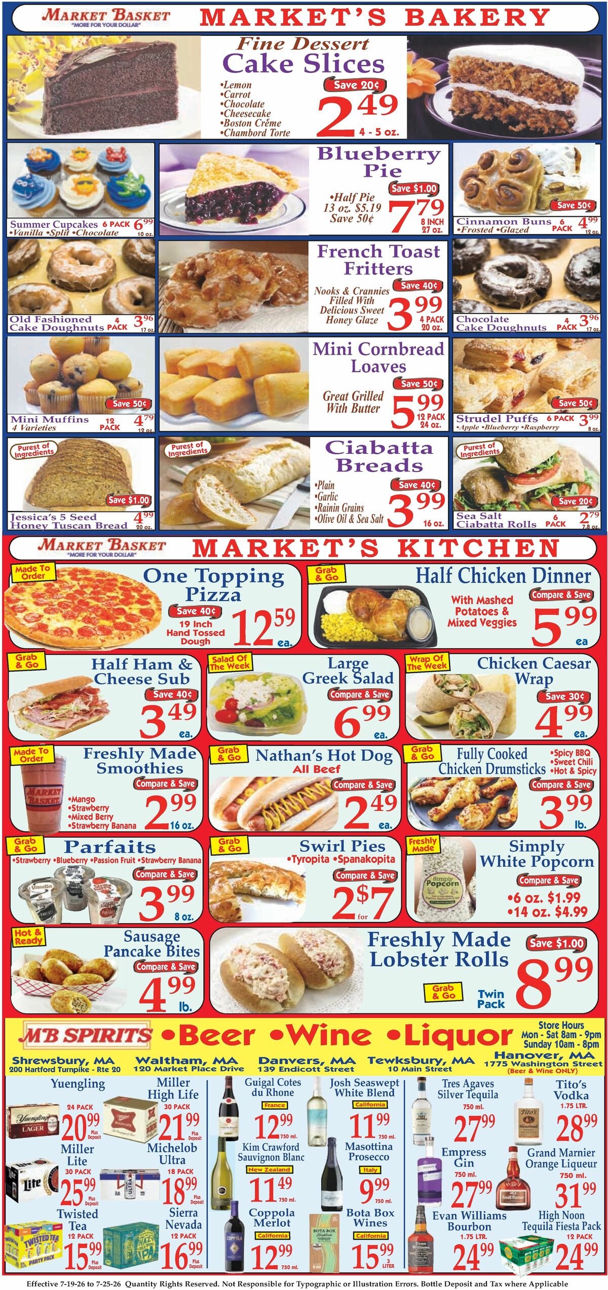 Market Basket Weekly Ad from July 19