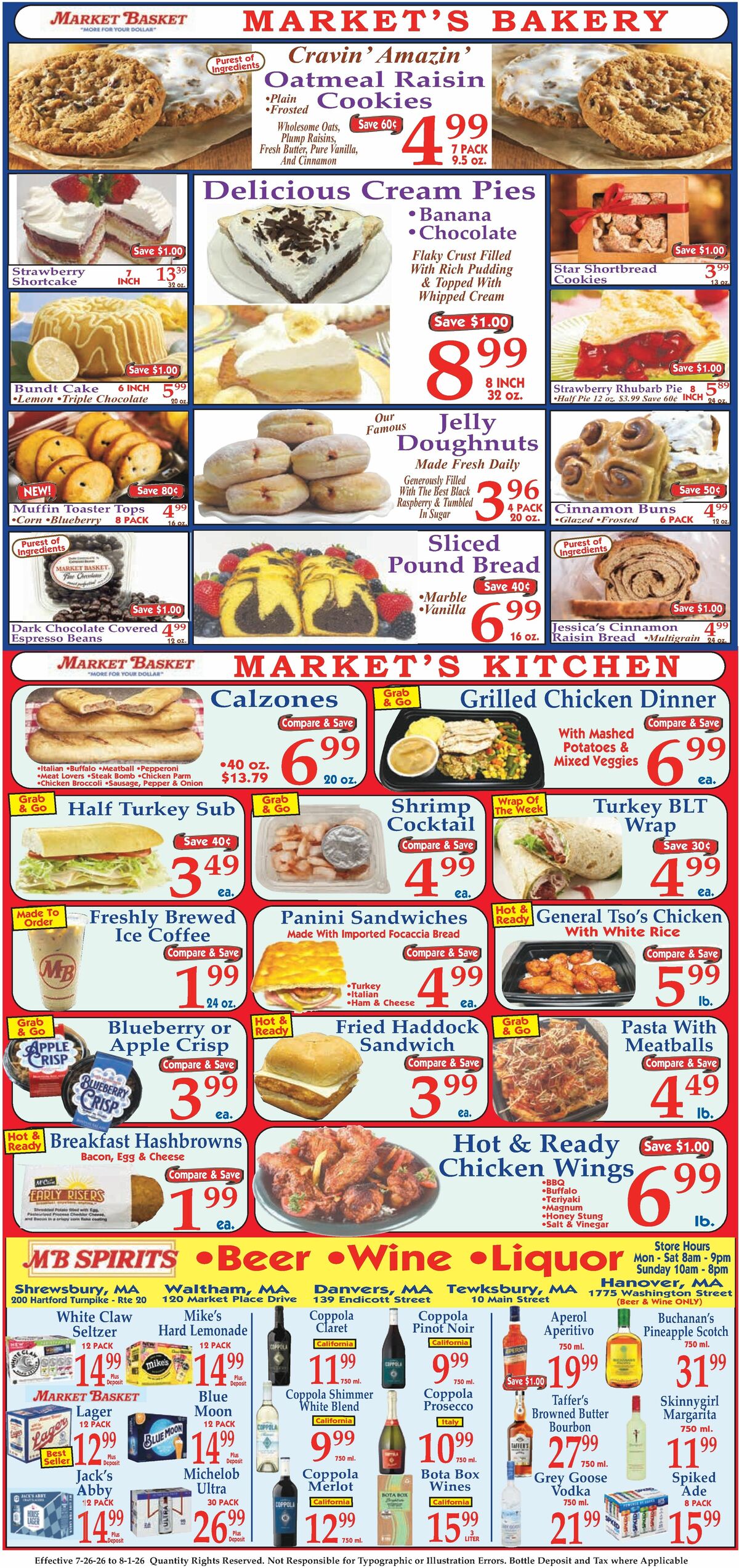 Market Basket Weekly Ad from July 26