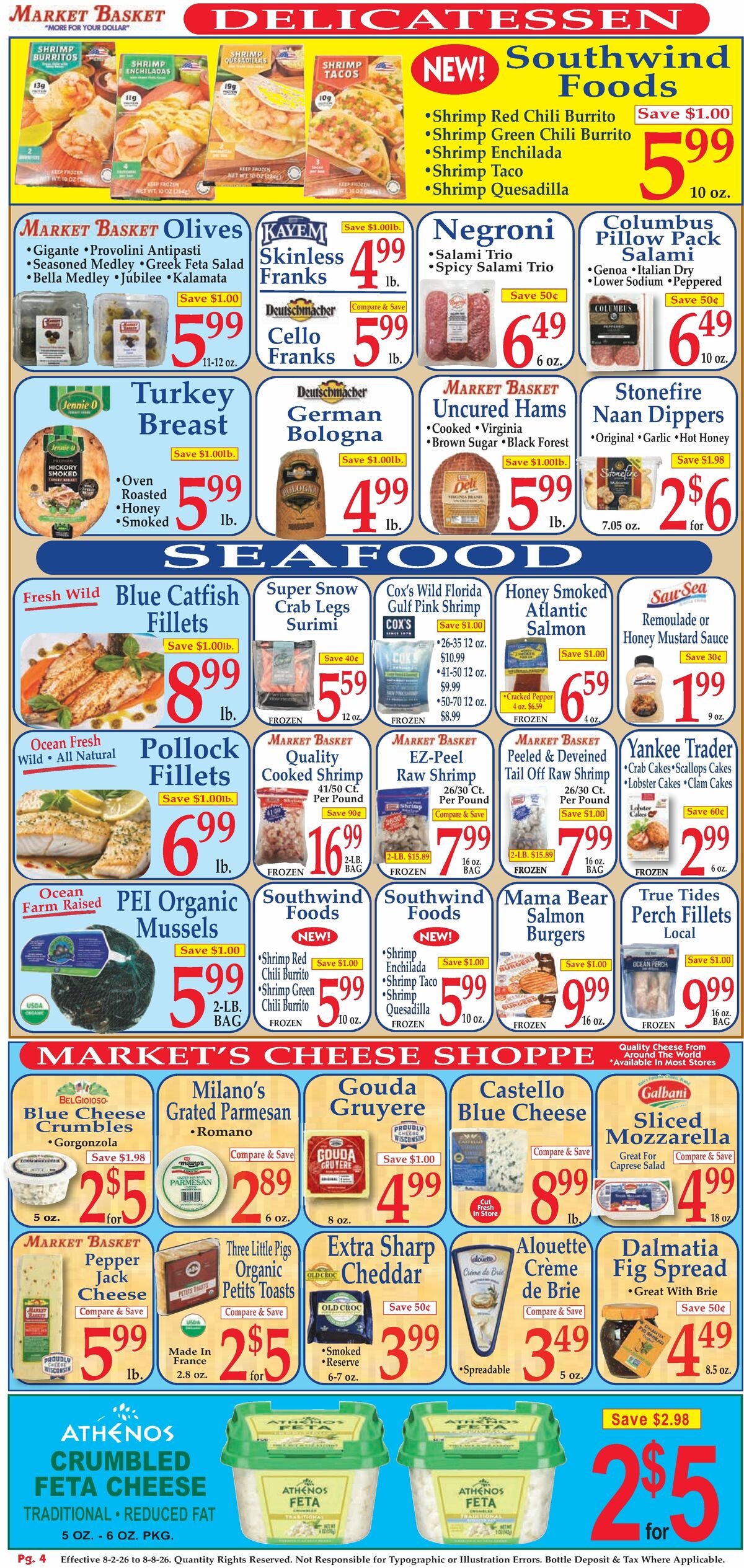 Market Basket Weekly Ad from August 2