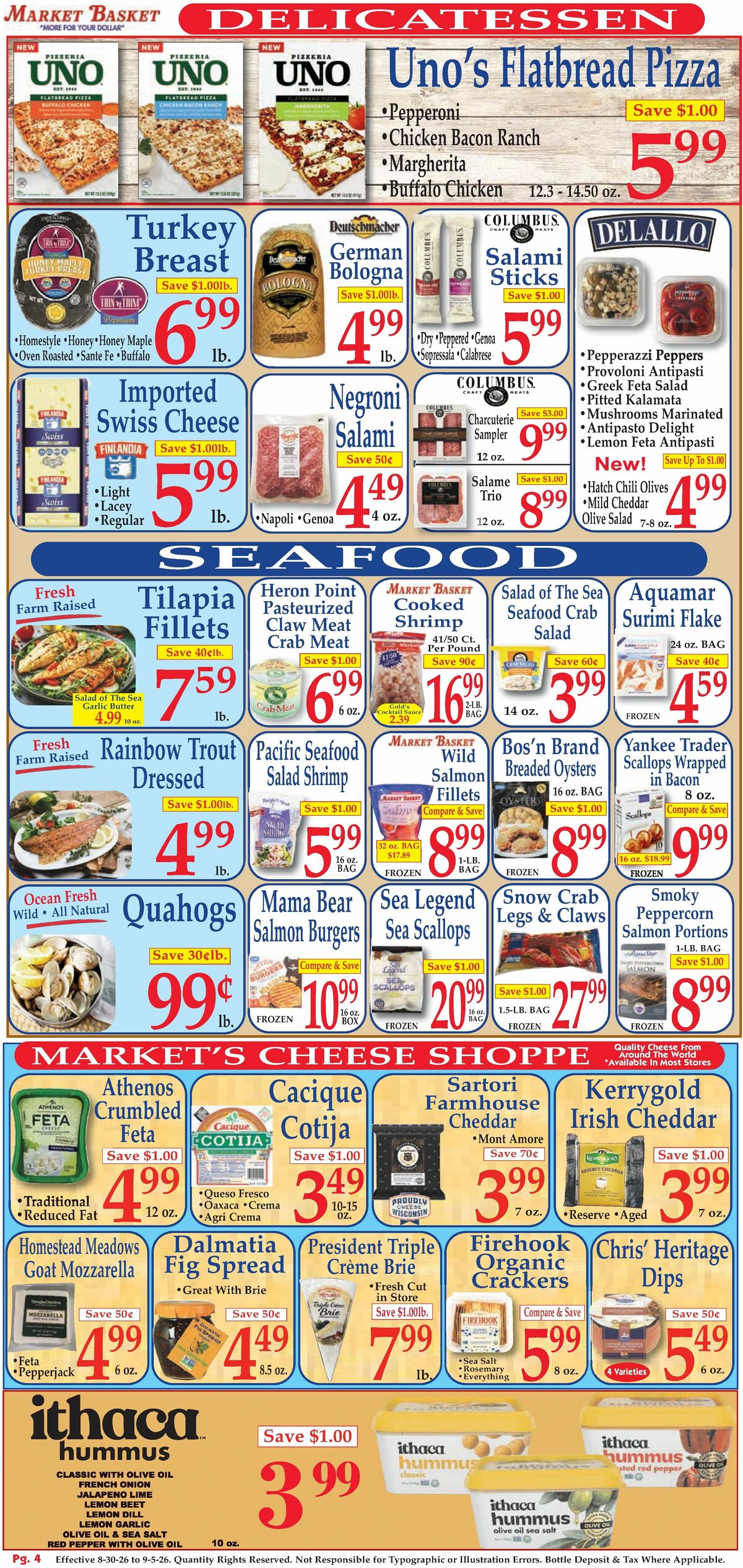 Market Basket Weekly Ad from August 30