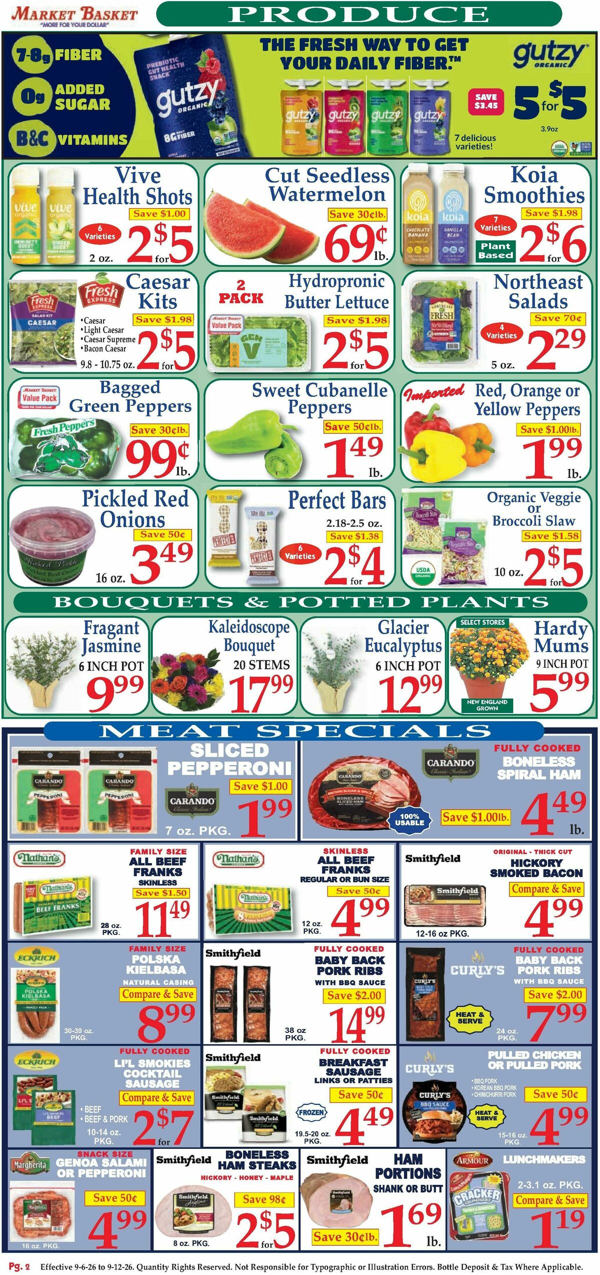 Market Basket Weekly Ad from September 6