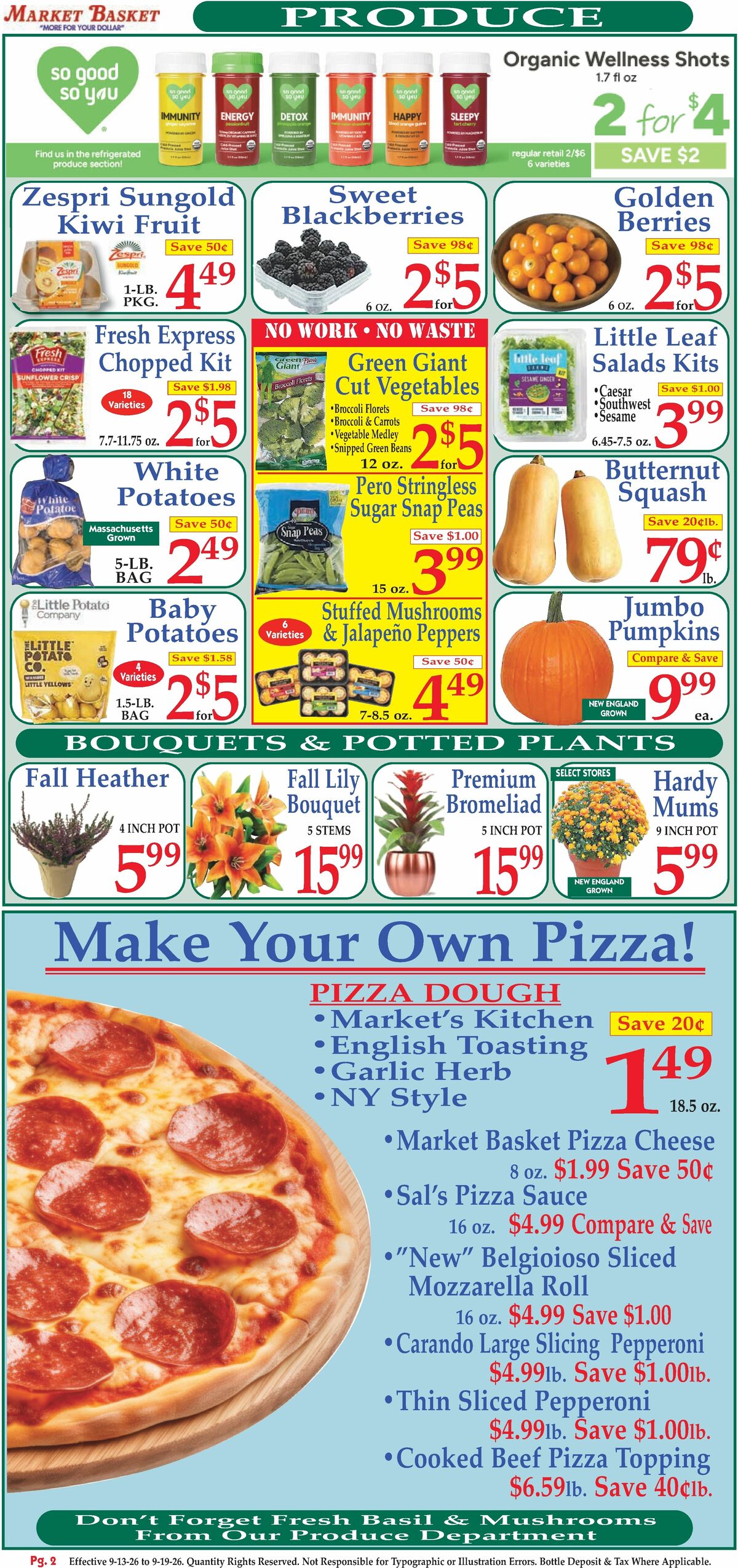 Market Basket Weekly Ad from September 13