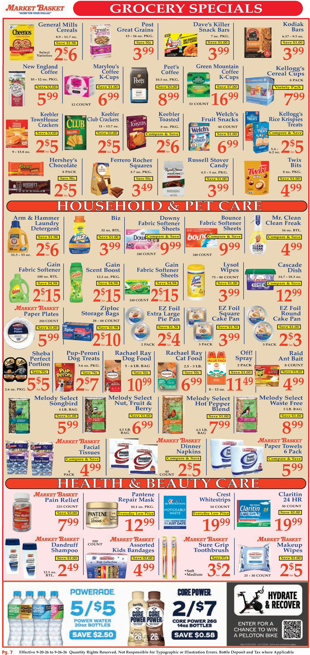Market Basket Weekly Ad from September 20
