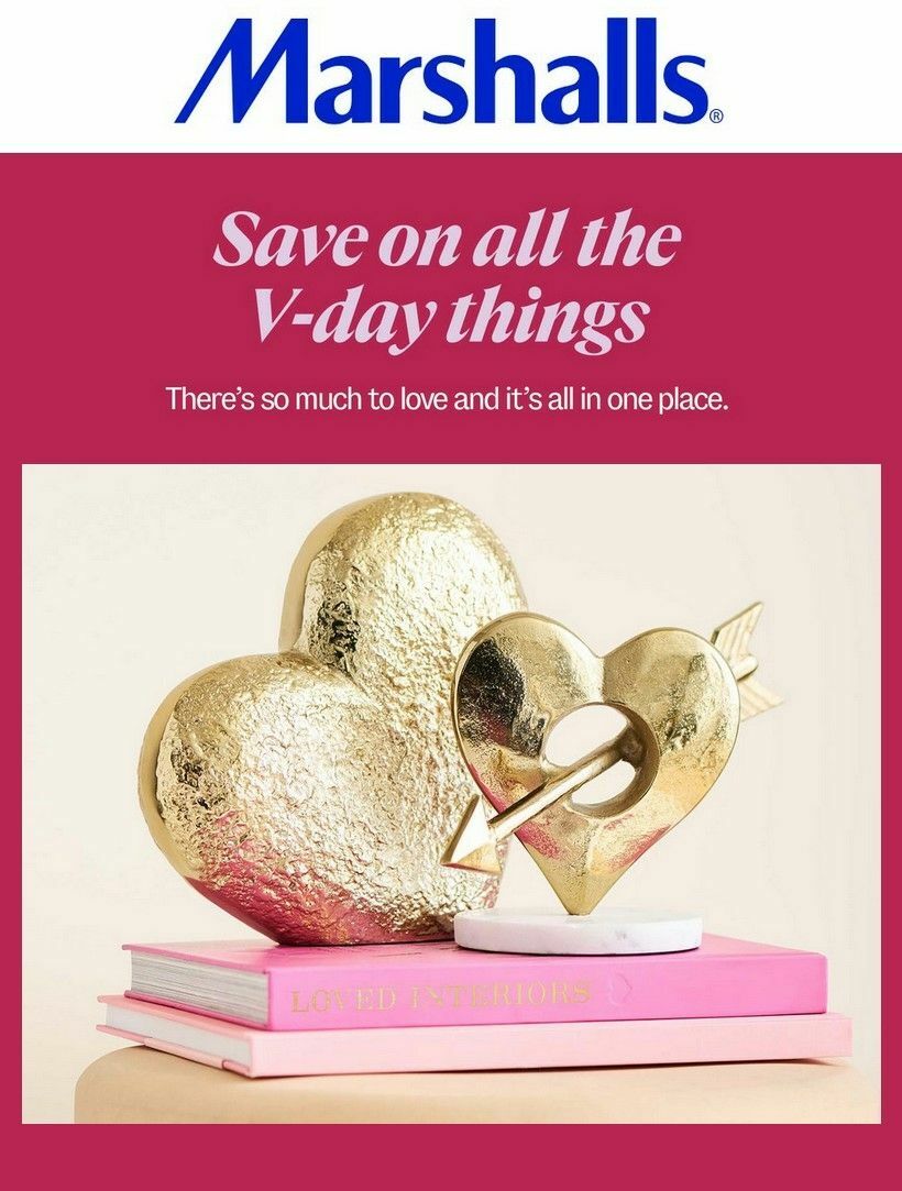 Marshalls Valentine's Day Weekly Ad from January 22