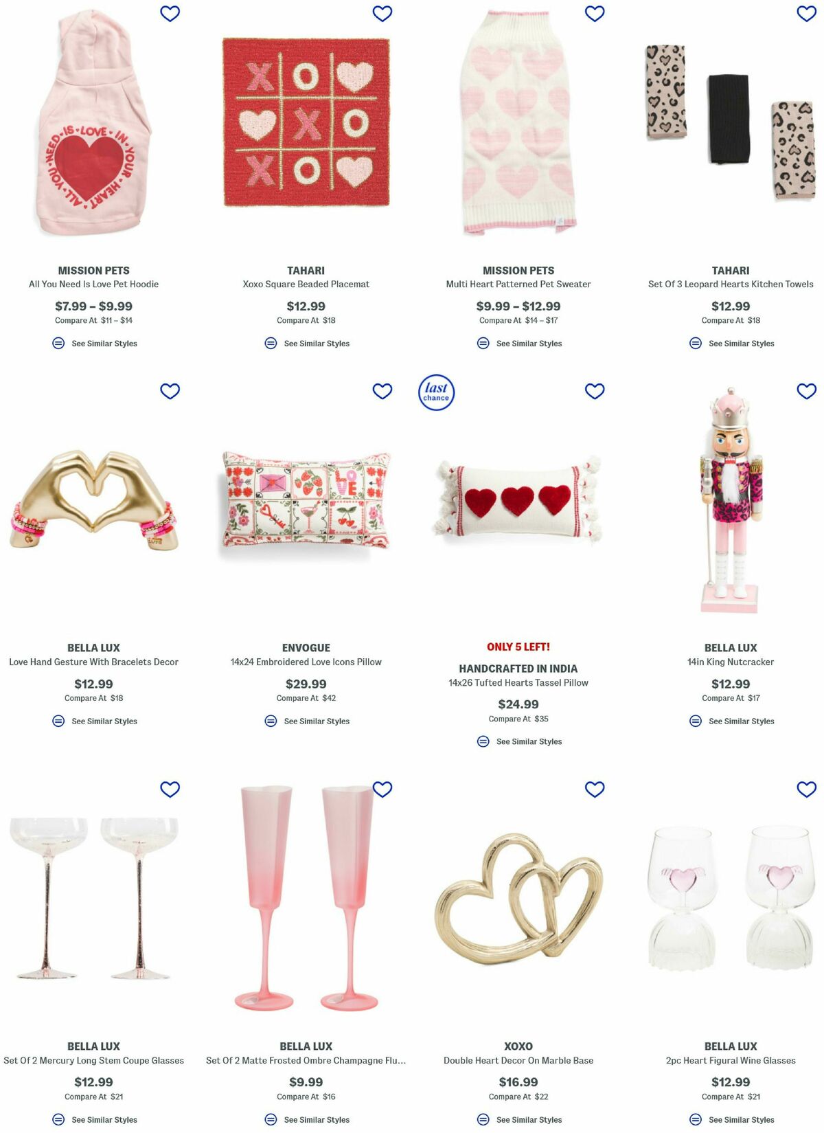Marshalls Valentine's Day Weekly Ad from January 22