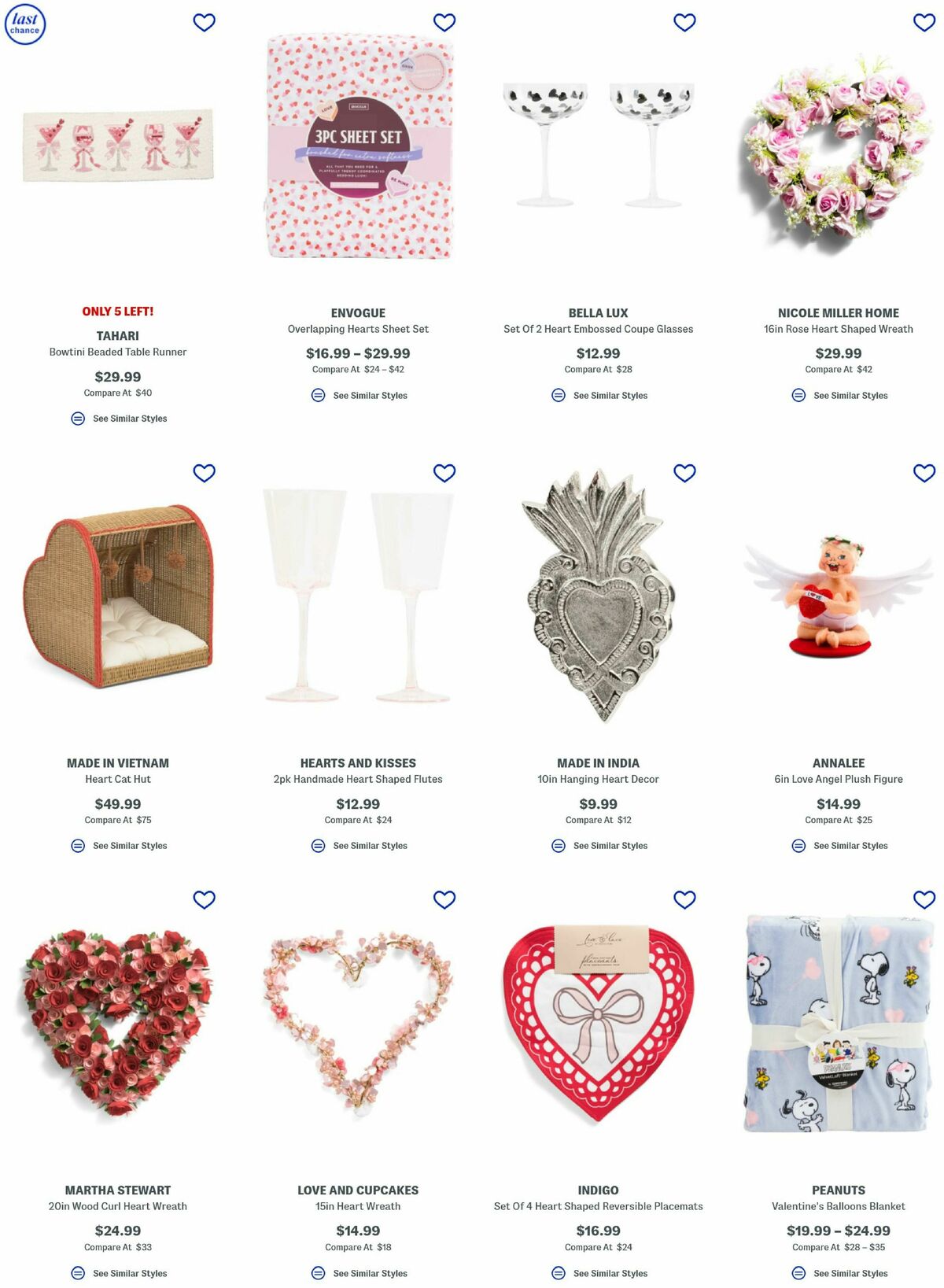 Marshalls Valentine's Day Weekly Ad from January 22