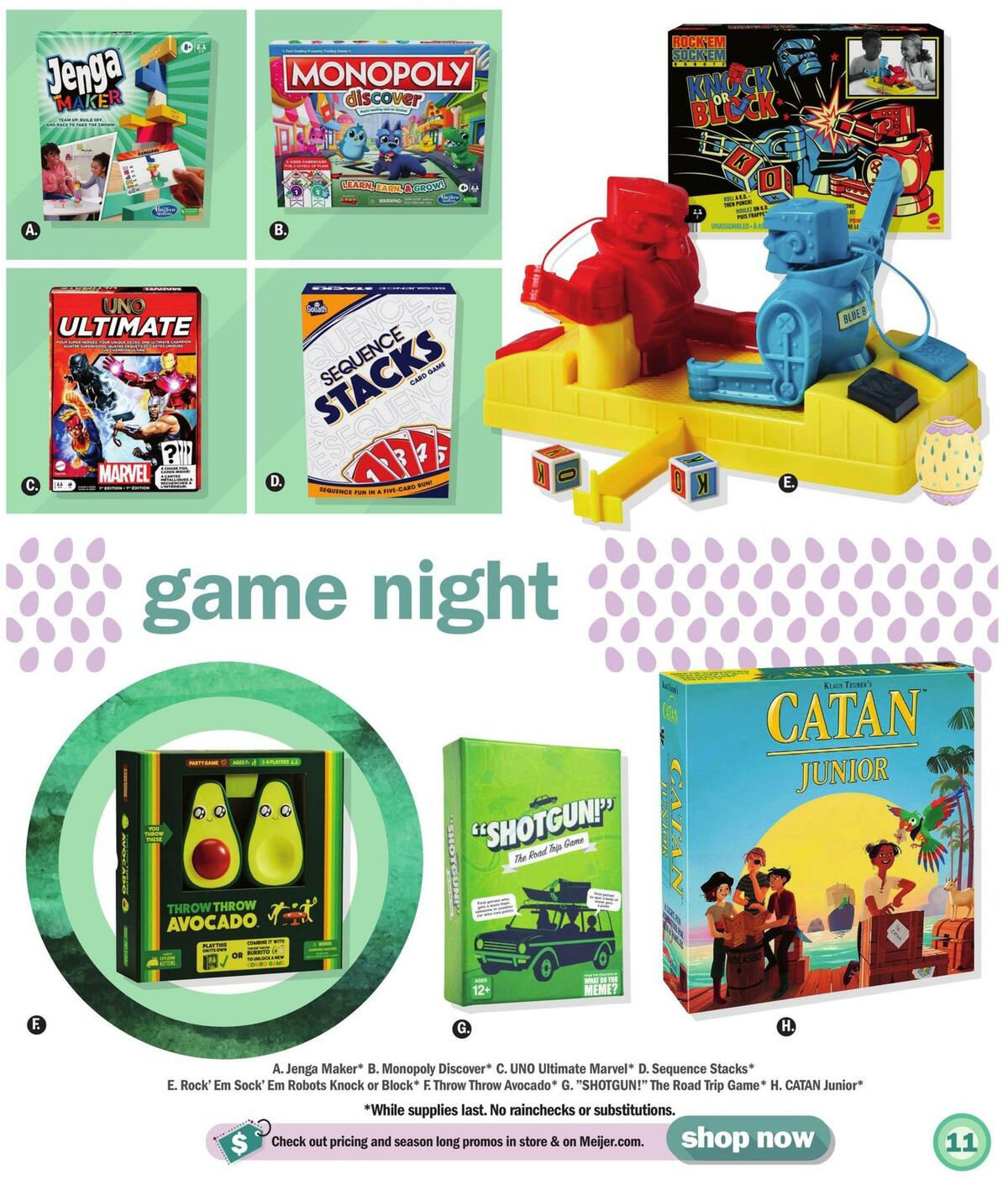 Meijer Easter Toy Book Weekly Ad from April 3
