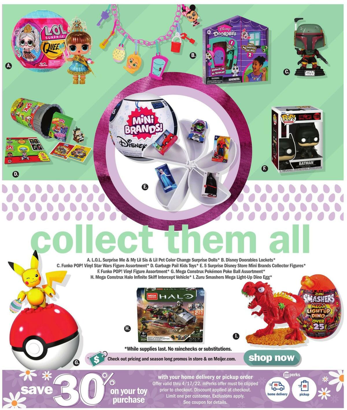 Meijer Easter Toy Book Weekly Ad from April 3